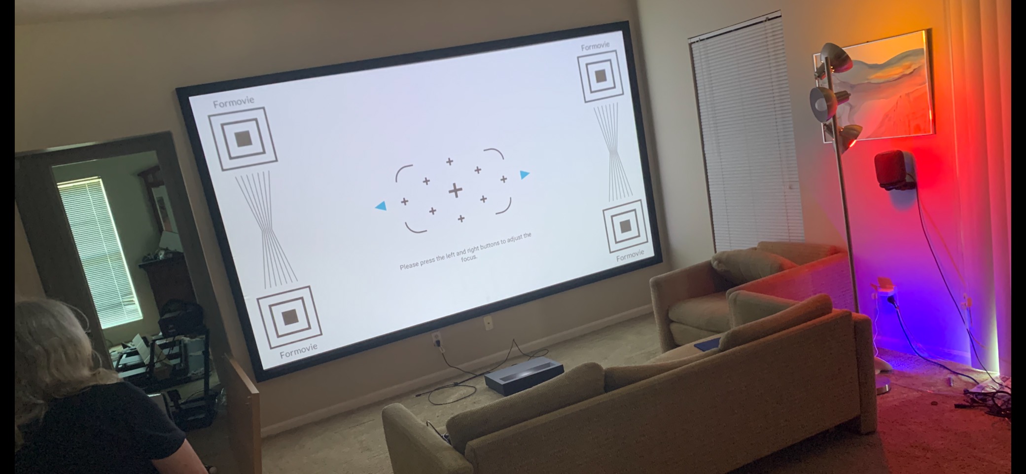 WEMAX Nova Pro 4K Ultra Short Throw Projector, Google TV, 2100 ISO Lumens customer photo 2