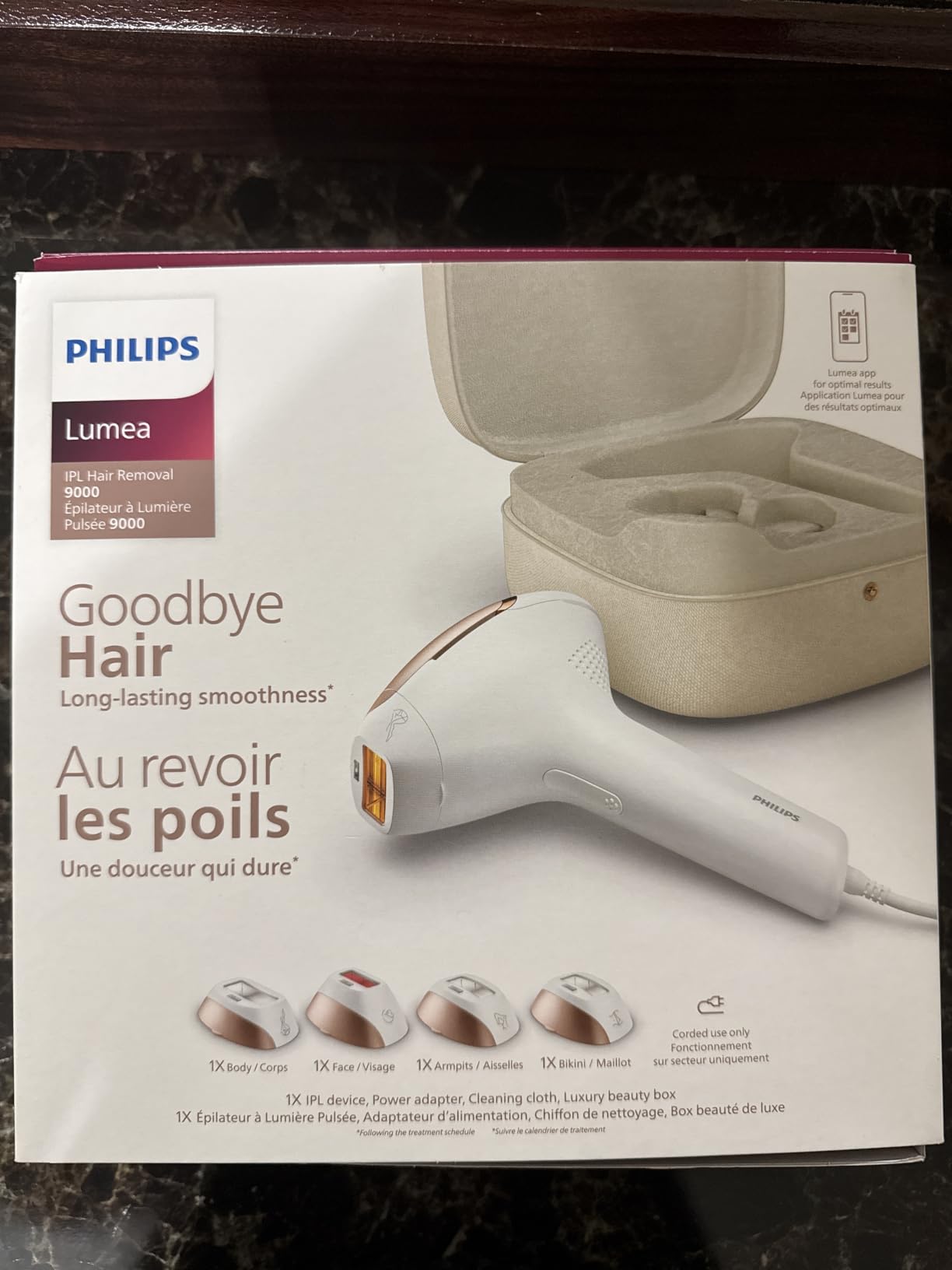 Philips Lumea IPL — Salon-Like Laser Hair Removal for Women, Permanent Hair Reduction Device At Home for Face & Body — Safe & Painless for Face, Bikini, Body, 5 Settings & Skin Sensors, BRI984/03 customer photo 2