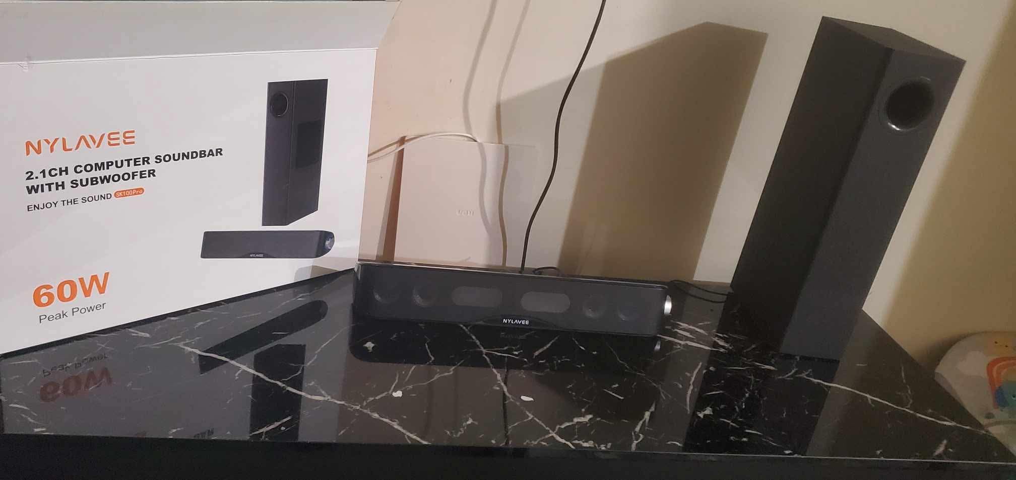 Nylavee Computer Speakers with Subwoofer, 2.1 PC Soundbar, Bluetooth 5.4 customer photo 1