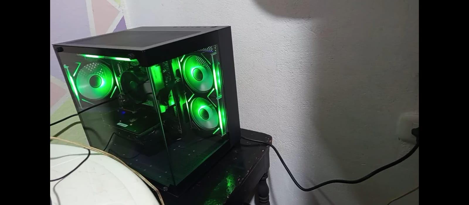 SKYESEV Gaming Desktop Computer PC,AMD Ryzen 5 5600,RTX3050 6GB,32GB DDR4 customer photo 1