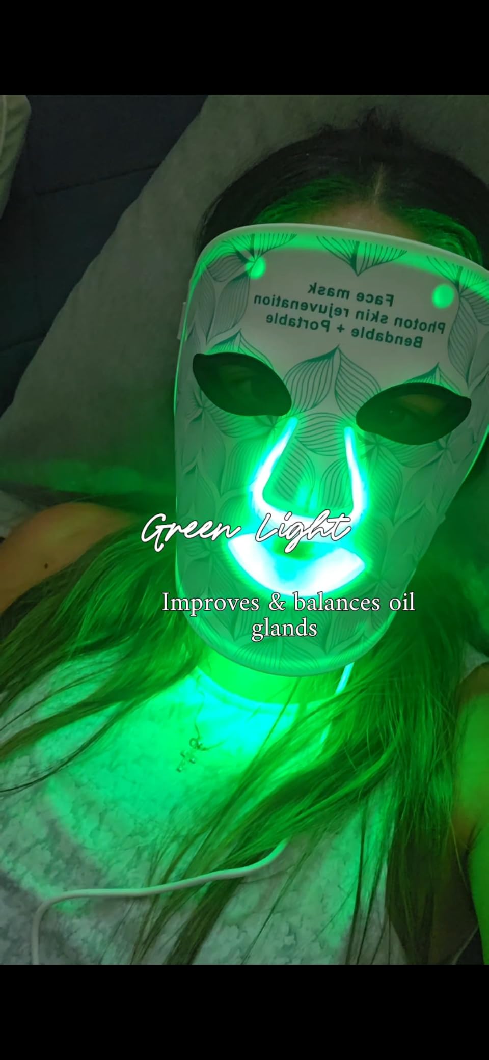 Red Light Therapy for Face, 8 Color LED Face Mask for Anti-Aging & Acne customer photo 1