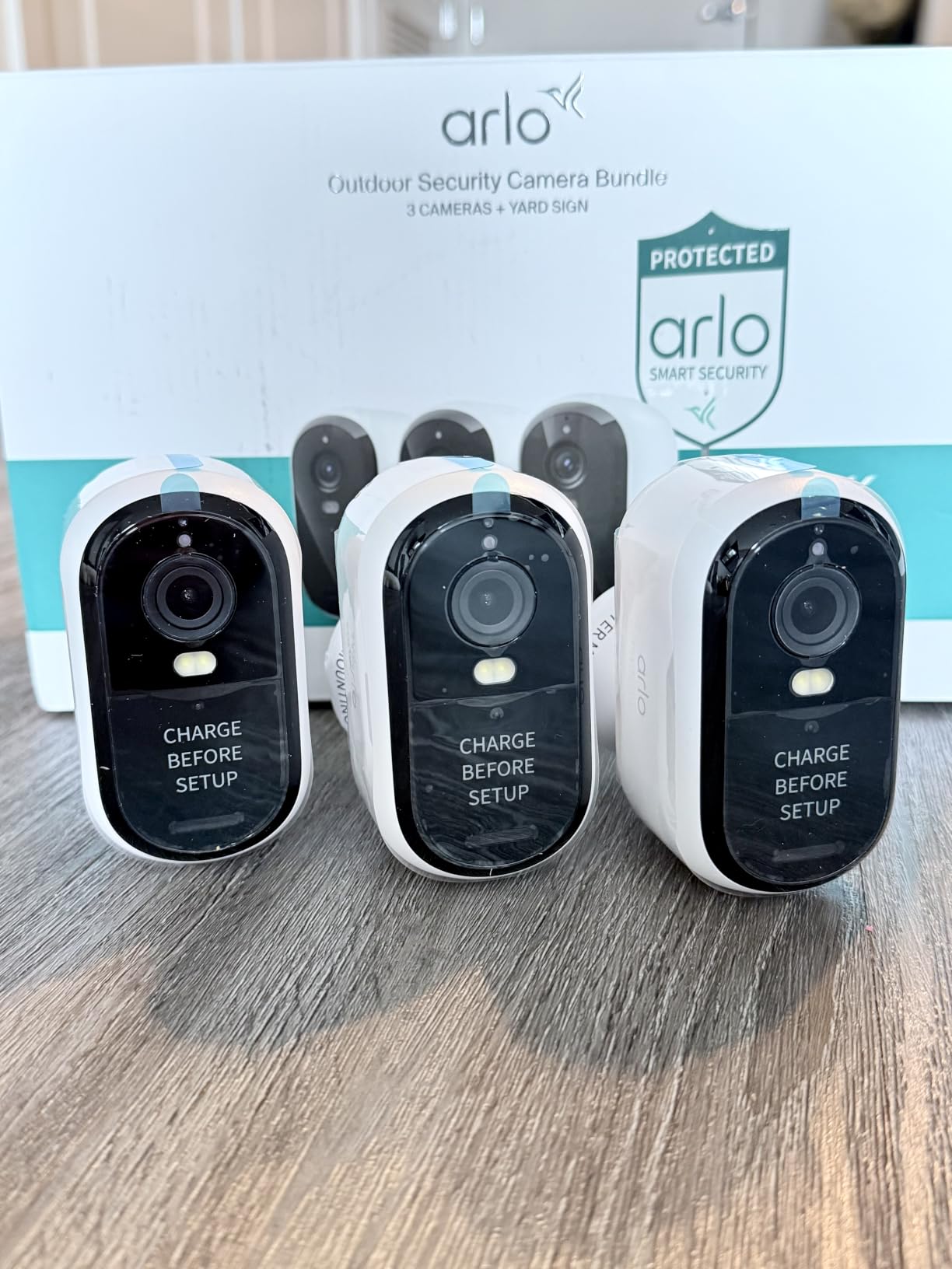 Security Cameras Wireless Outdoor - Arlo Essential Battery 2K (3rd Gen, Latest Version), Color Night Vision, Two-Way Audio, Home Security, Person/Package/Vehicle/Animal Detection, White - 2-Pack customer photo 1