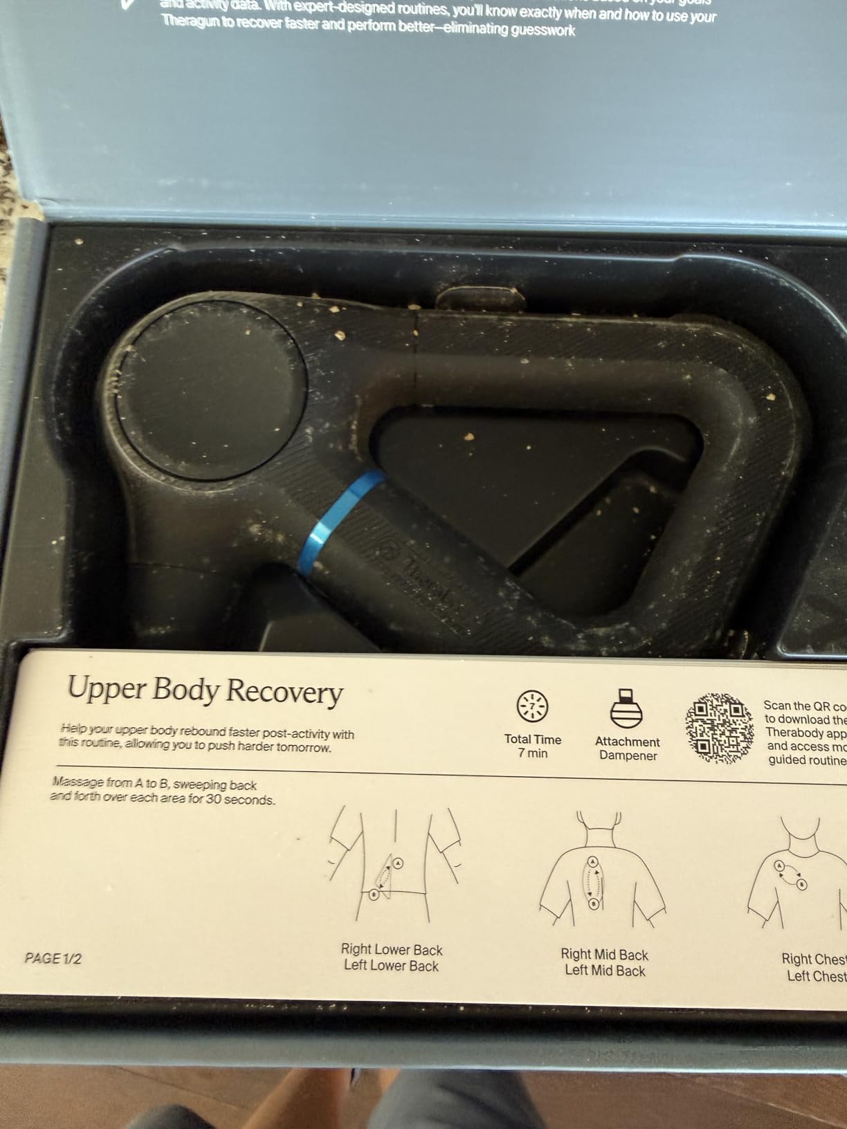 TheraGun Therabody Prime 6th Gen Deep Tissue Massage Gun | Black customer photo 2