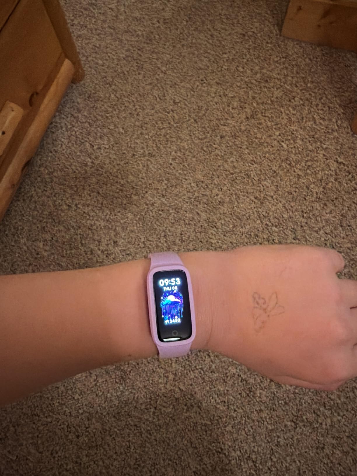 BIGGERFIVE Vigor Kids Fitness Tracker Watch AMOLED Screen, 3ATM Waterproof customer photo 2