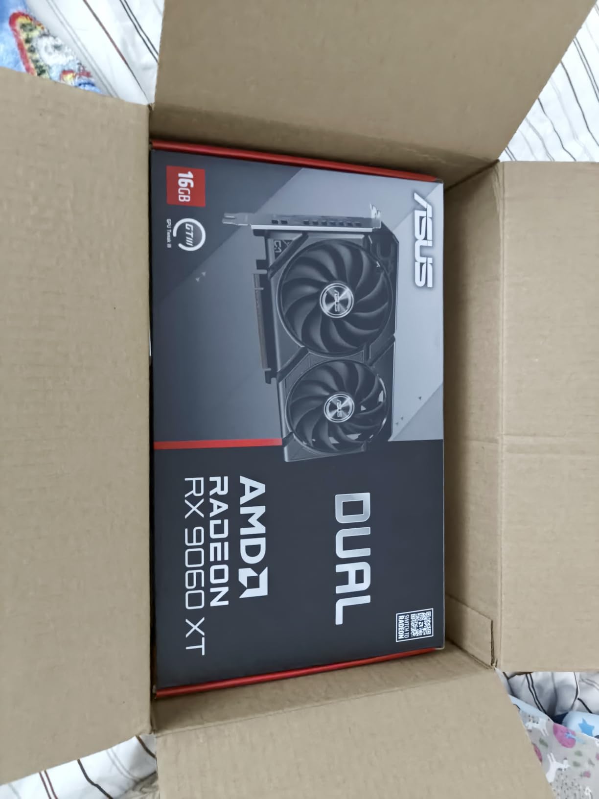 ASUS Dual Radeon RX 9060 XT 16GB GDDR6 Gaming Graphics Card customer photo 1