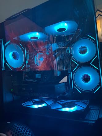 YAWYORE Gaming PC, AMD Ryzen 7 5700X, GeForce RTX 5060 Desktop Computer customer photo 2