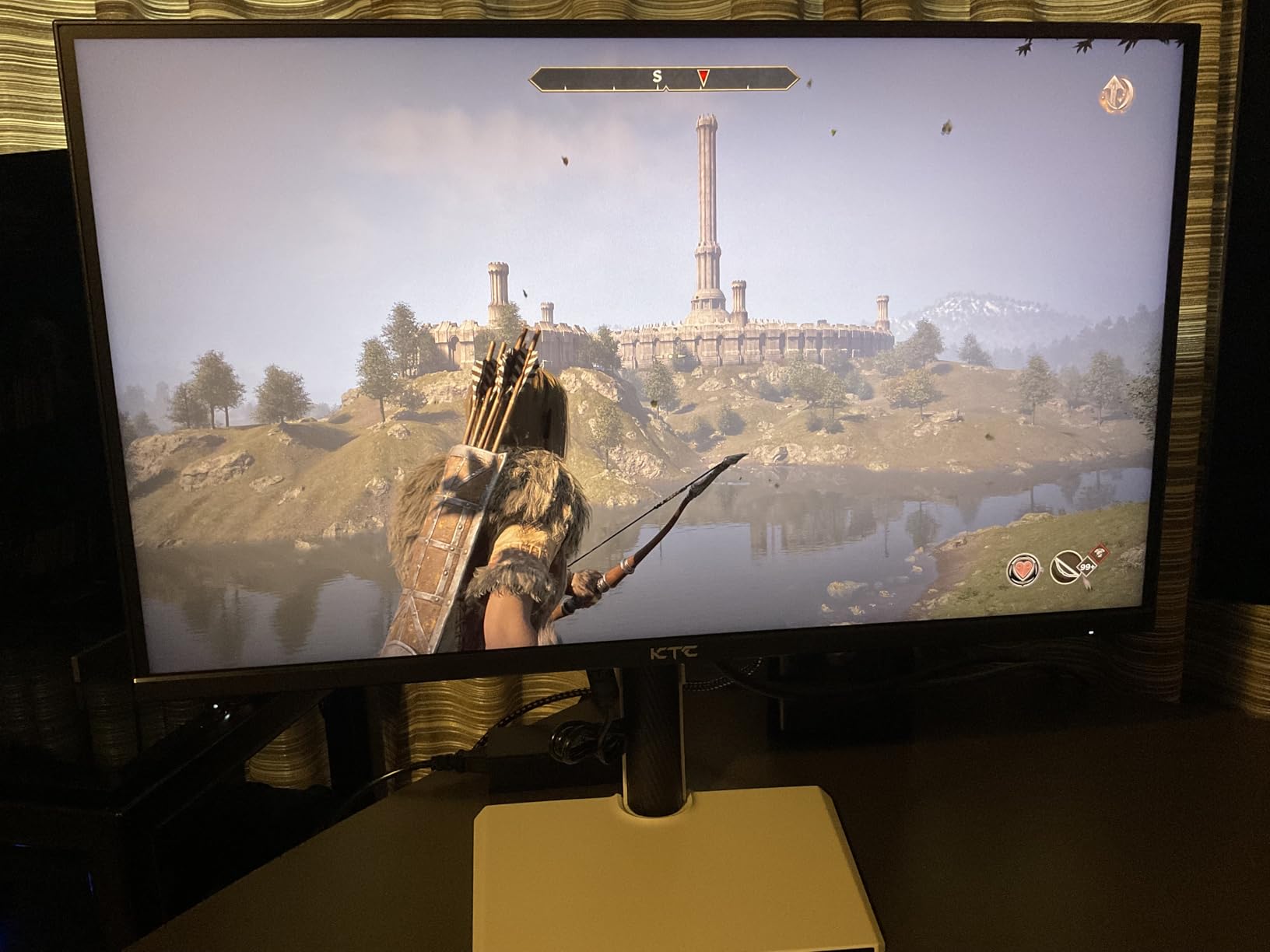 KTC 32 Inch Curved Gaming Monitor, 2K 180Hz (OC 185Hz) 1500R Monitor, H32S5 customer photo 2