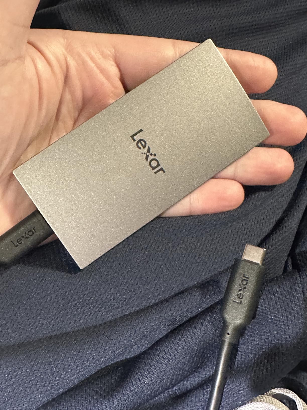 Lexar ES3 2TB Portable SSD Blue, USB 3.2 Gen 2 up to 1050MB/s customer photo 1