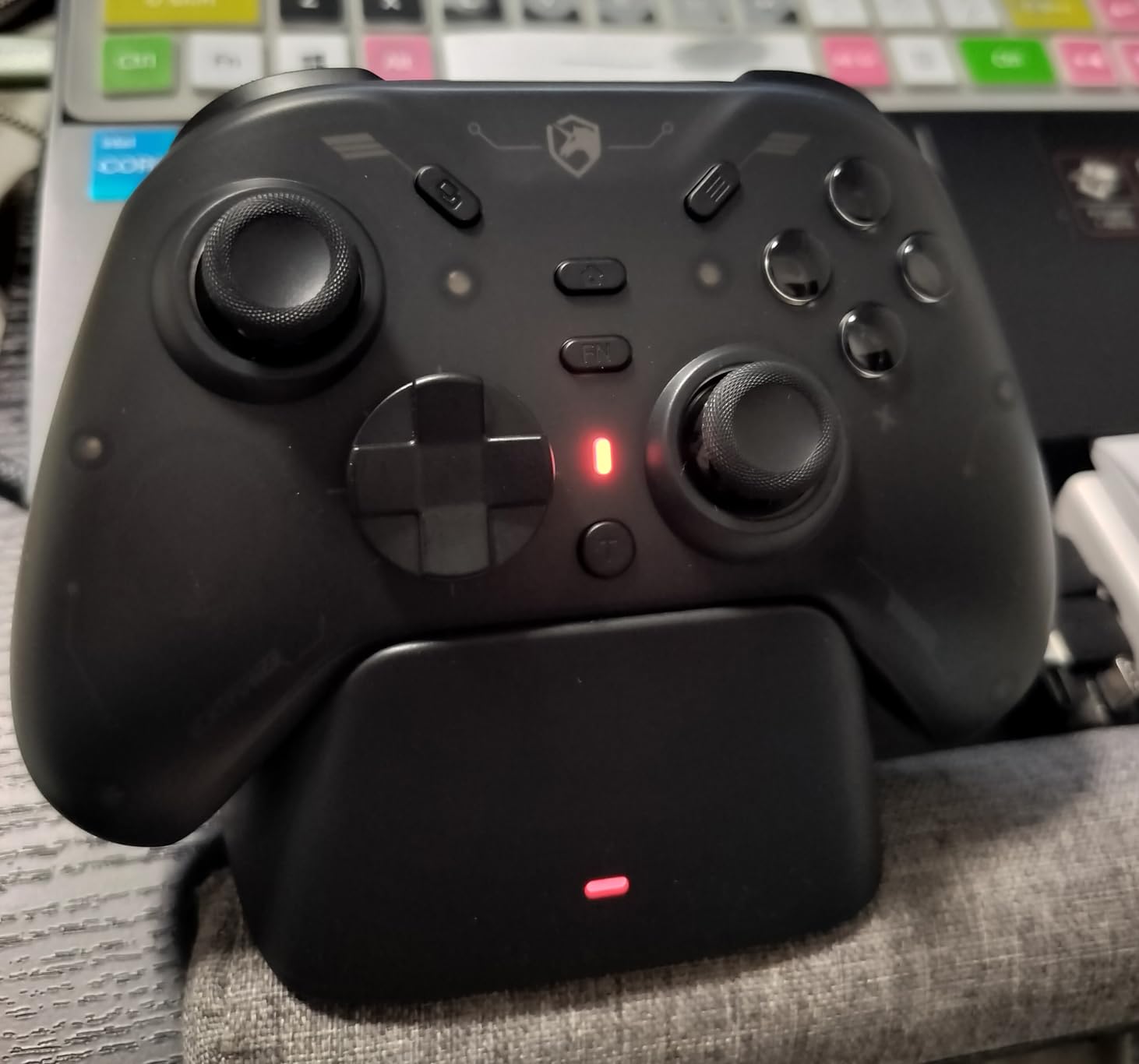 ECHTPower PC Gaming Controller–Wireless for PC with Hall-Effect Joysticks, 1000Hz Polling Rate, No Drift, Turbo & Vibration, Compatible with Windows/Switch/iOS/Android/Steam –Place & Charge Dock customer photo 2