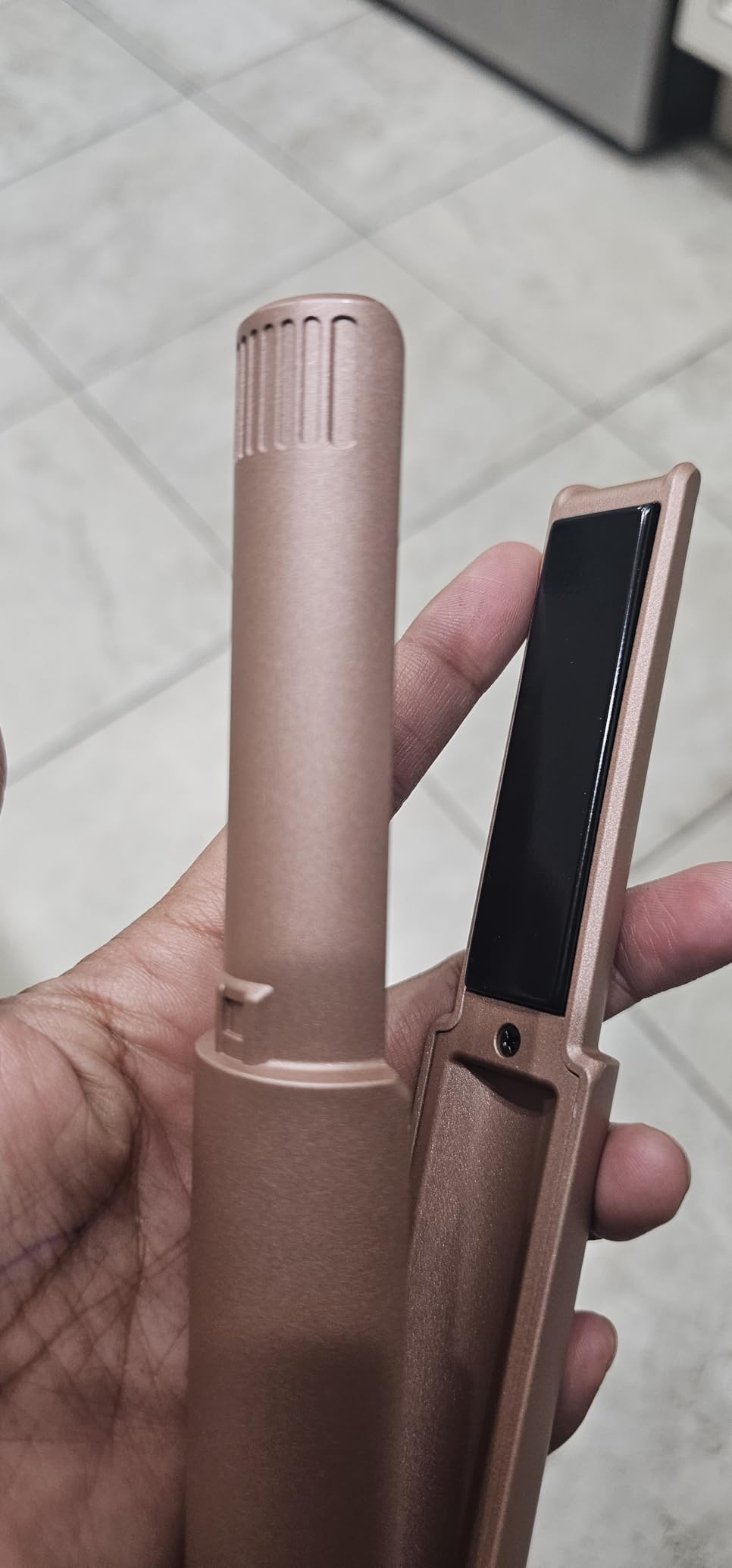 GAMMA+ X-Hybrid Cordless Flat Iron Travel Size for Quick Touch-Ups customer photo 2