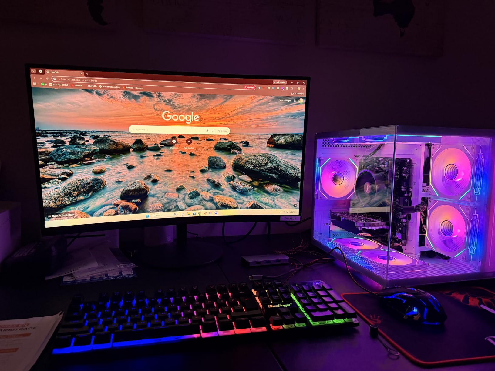 KOORUI 27 Inch Curved Computer Monitor, FHD 144Hz VA 1500R Office Monitor customer photo 2