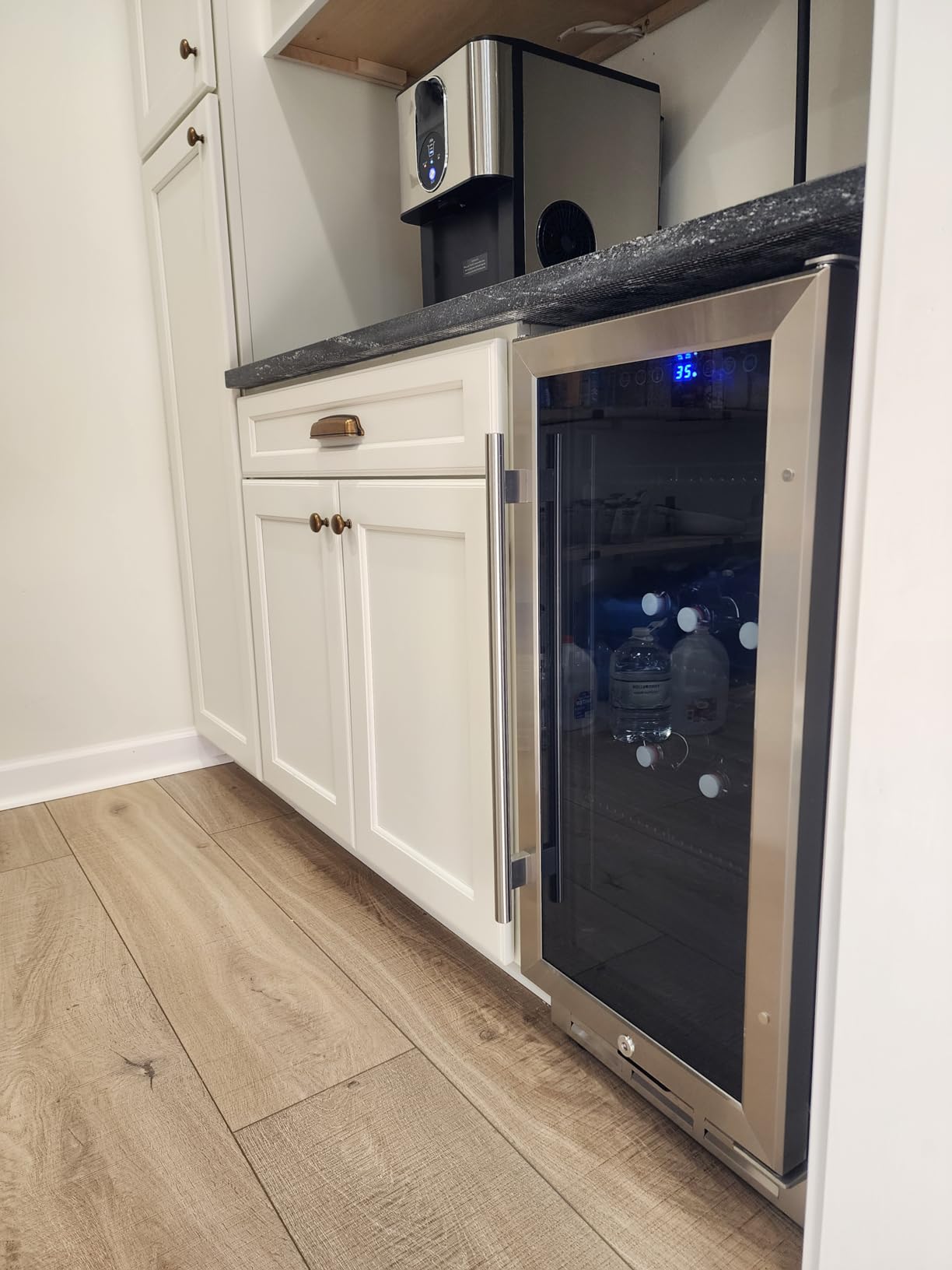 Feelfunn 24 Inch Beverage Refrigerator Under Counter,180 Cans,Silver customer photo 1