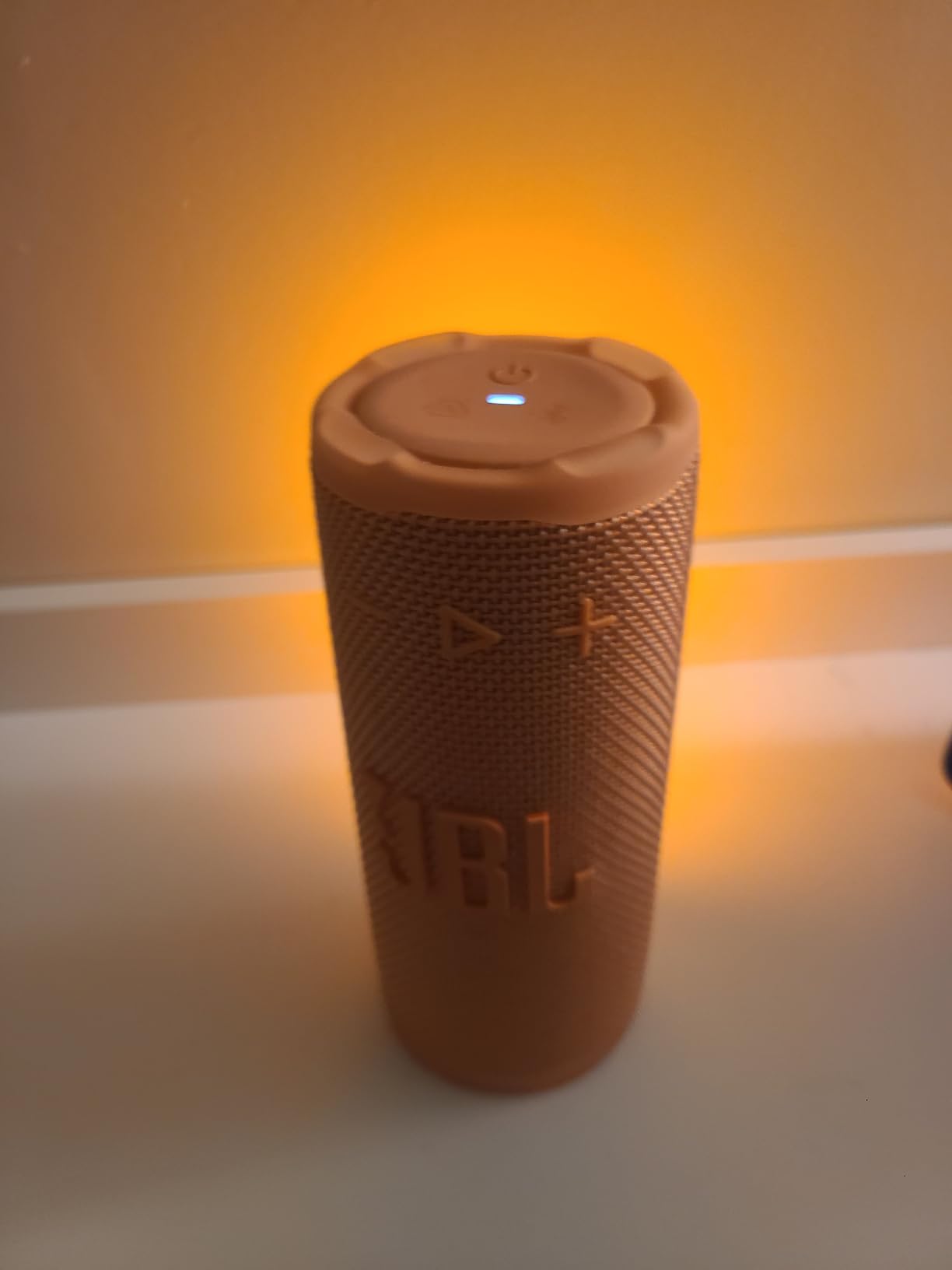 JBL Grip Portable Bluetooth Speaker, Waterproof, Ambient Light - Teal customer photo 2