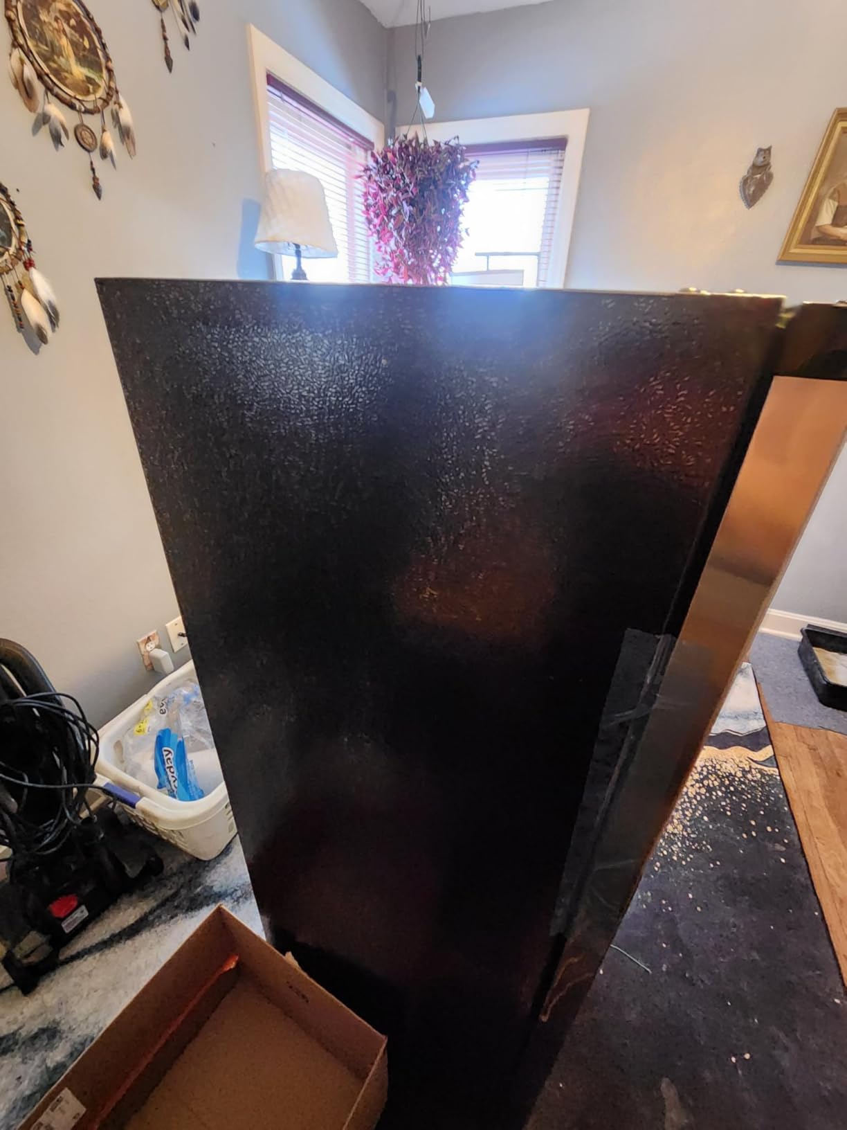 Upstreman 7.0 Cu.Ft Upright Freezer, Large Capacity Stand Up Black Freezer customer photo 1