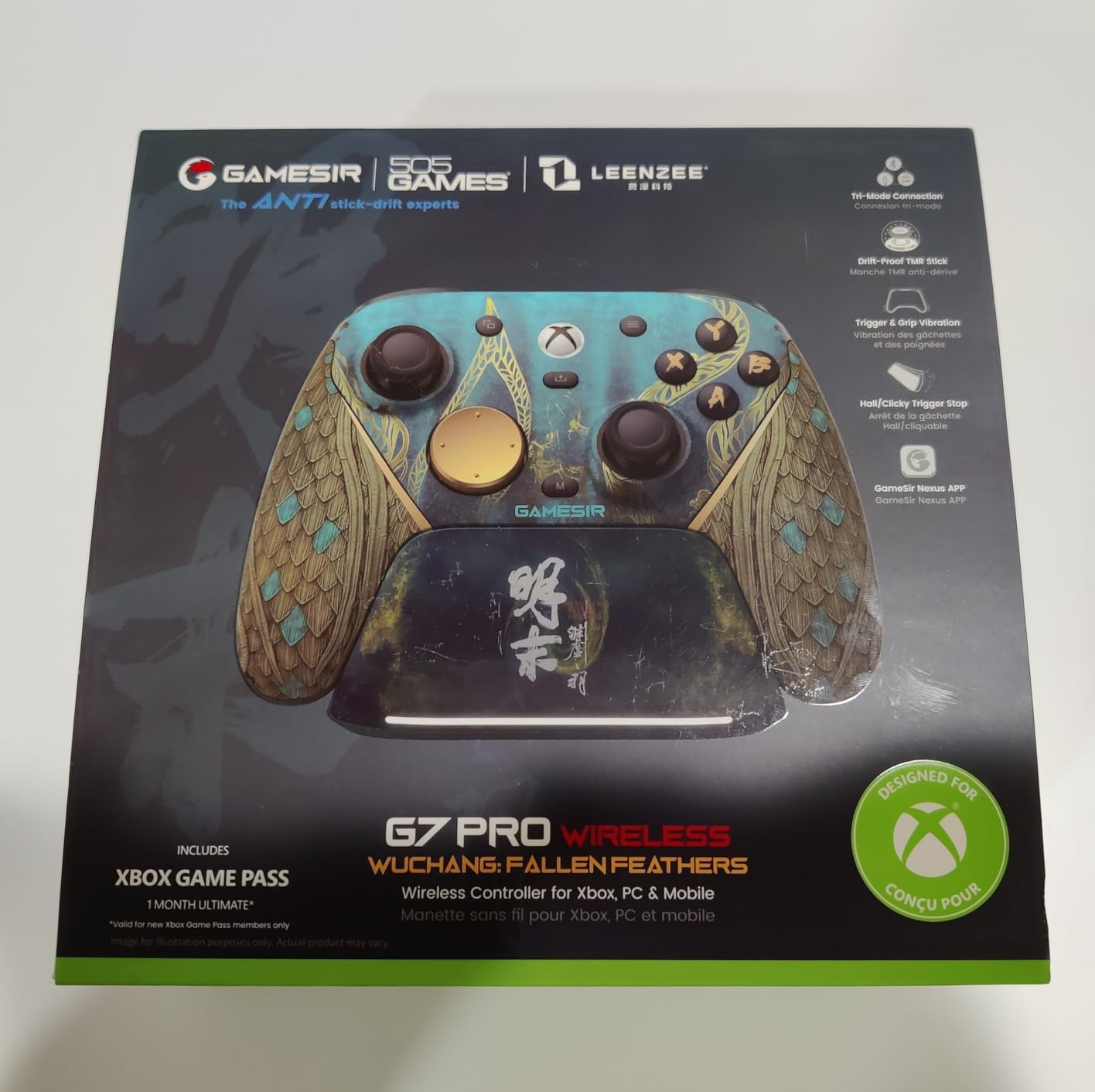 GameSir G7 Pro Wireless Gaming Controller for Xbox Series X|S, Xbox One, PC, Android, Game Controller with TMR Sticks ,Hall Effect Analog Triggers, 1000Hz Polling Rate 【Wuchang: Fallen Feathers Edition】 customer photo 1