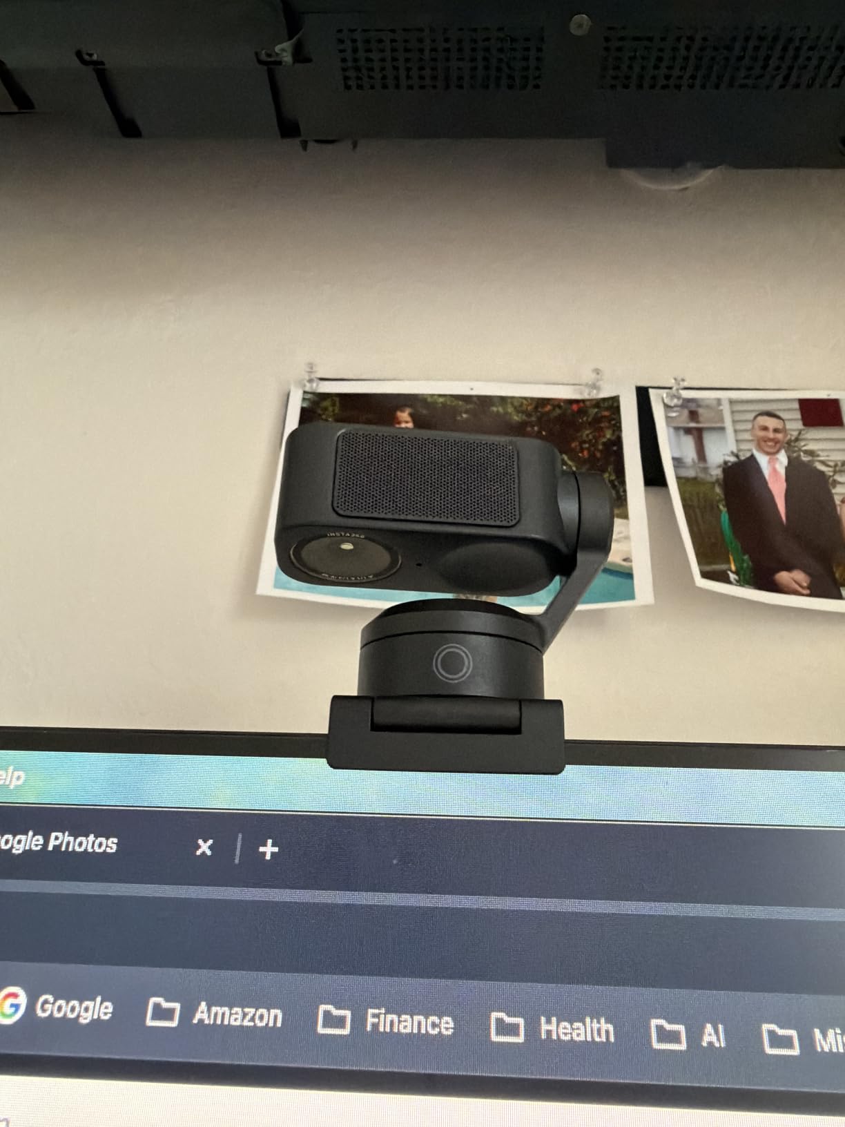 Insta360 Link 2 Pro – 4K PTZ Webcam for PC/Mac, 1/1.3” Sensor, Low-Light, AI Tracking, HDR, Directional Noise-Canceling Mics, Supports Stream Deck, Zoom, Teams, Twitch for Streaming or Meetings customer photo 1