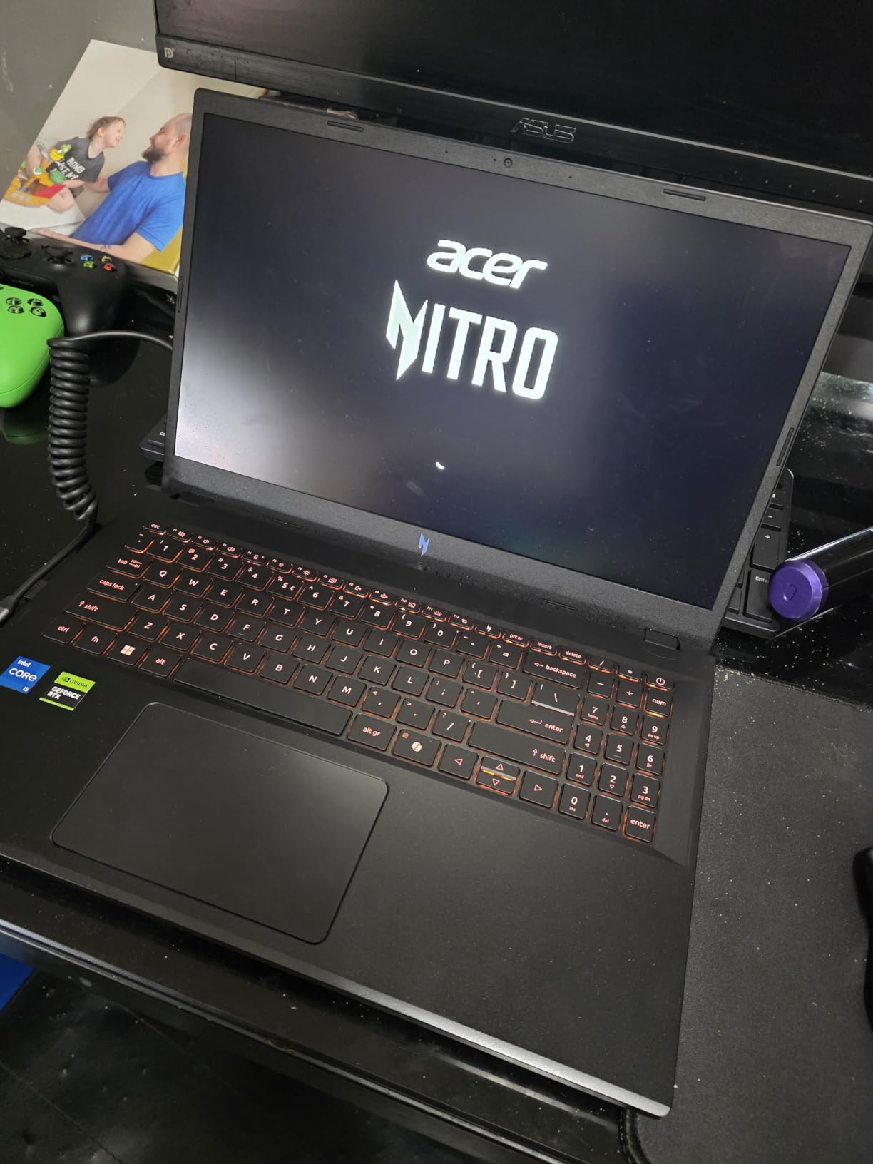 acer Nitro V 15.6” FHD IPS 165Hz Gaming Laptop, Intel Core i5-13420H, NVIDIA GeForce RTX 5050 with 8GB GDDR7 VRAM, Win11H, w/Mouse pad (16GB RAM, 512GB PCIe SSD) customer photo 1