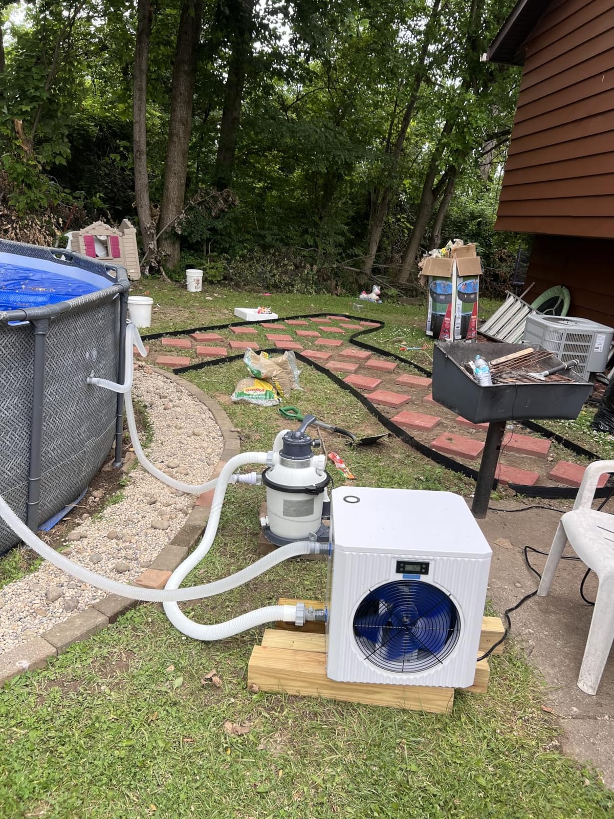 28,000 Gallons Inverter Pool Heat Pump for Inground Pools 220V customer photo 1