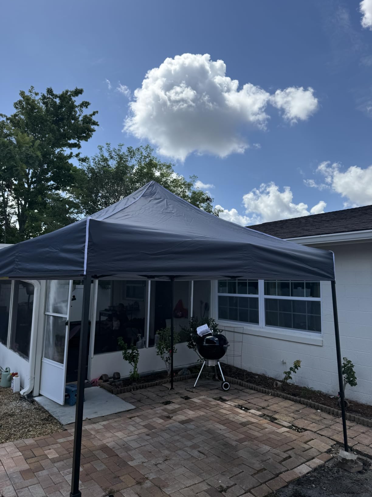 Aoxun 10x20 Pop Up Canopy Tent with 6 Sidewalls, Party Tent, White customer photo 2