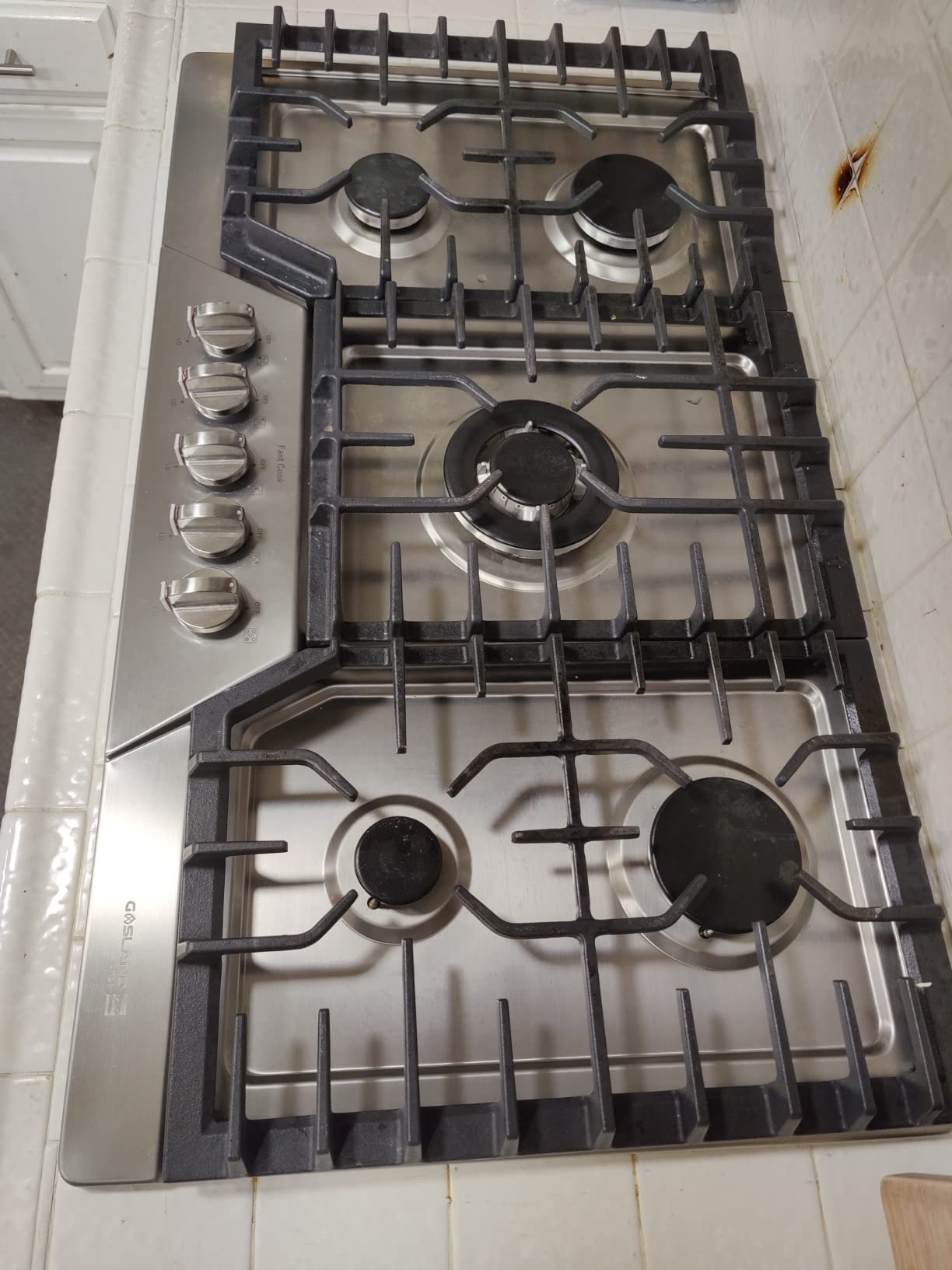 GASLAND 30 Inch Gas Cooktop with 5 Italy Burners, Cast Iron Grate customer photo 1