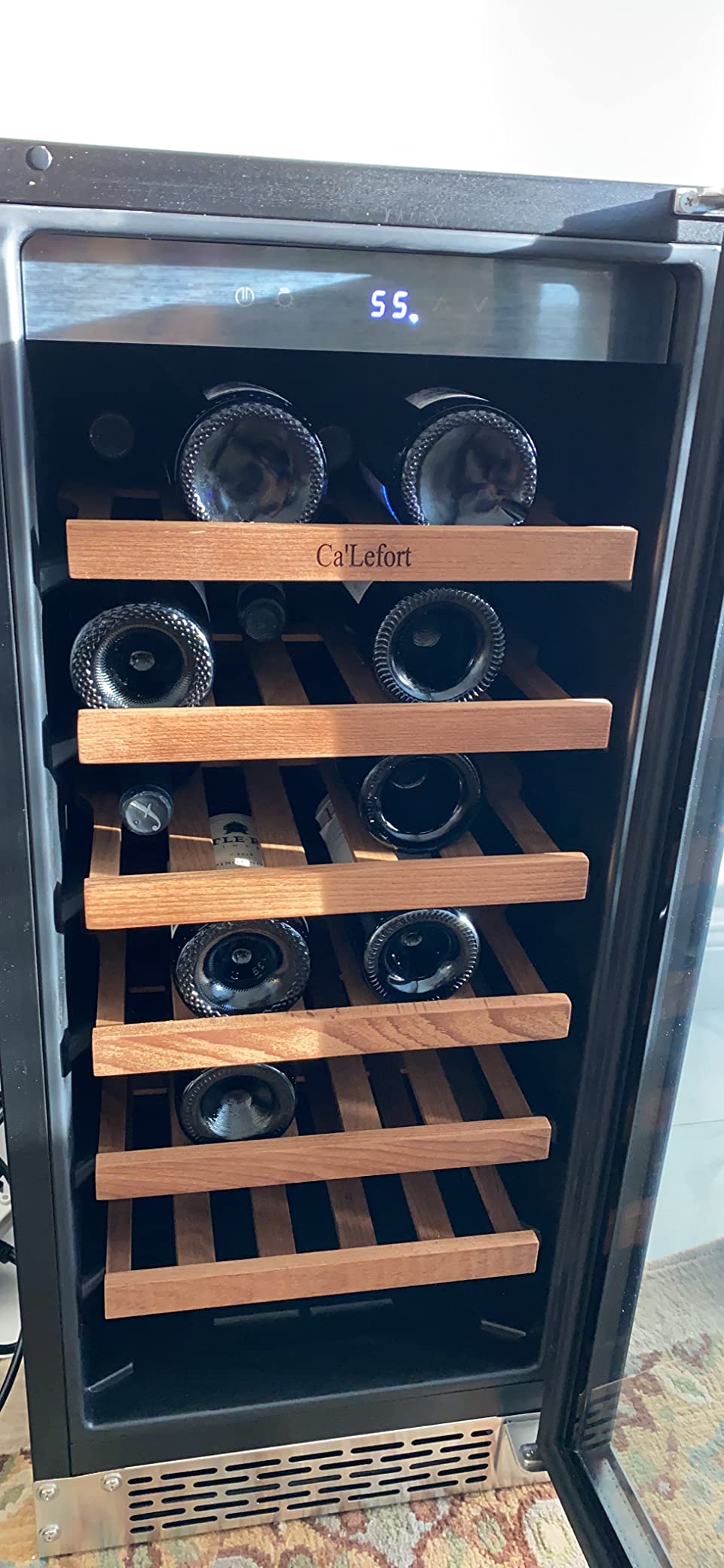 Ca'Lefort 24 Inch Wine Fridge, 166-Bottle Built-In Wine Cooler customer photo 2