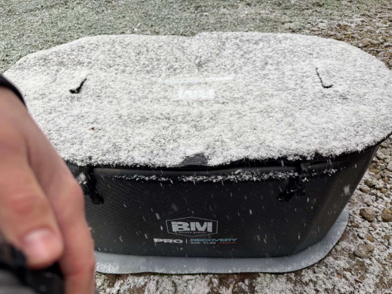 Slanted-Edge Cold Plunge Tub with 1 HP Chiller, Hot & Cold Modes customer photo 2