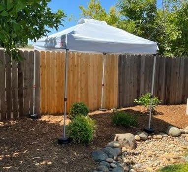 MASTERCANOPY 10x20 Durable Pop Up Canopy Tent with Roller Bag, White customer photo 1