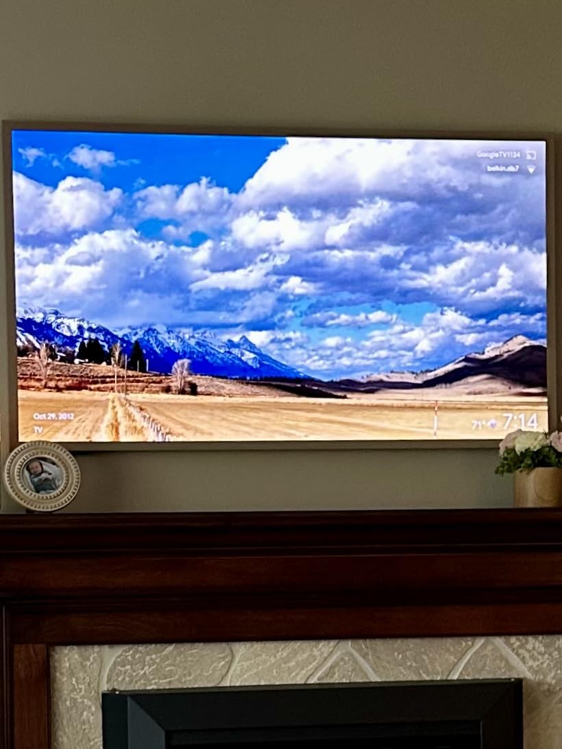 Hisense 55“ Hi-QLED S7 CanvasTV Series 4K UHD Google Smart Art TV (55S7SG, 2026 New) - 144Hz, Art Mode, Anti-Glare Panel, Dolby Vision HDR, Hi-Matte Display, Frame & UltraSlim Wall Mount Included customer photo 1