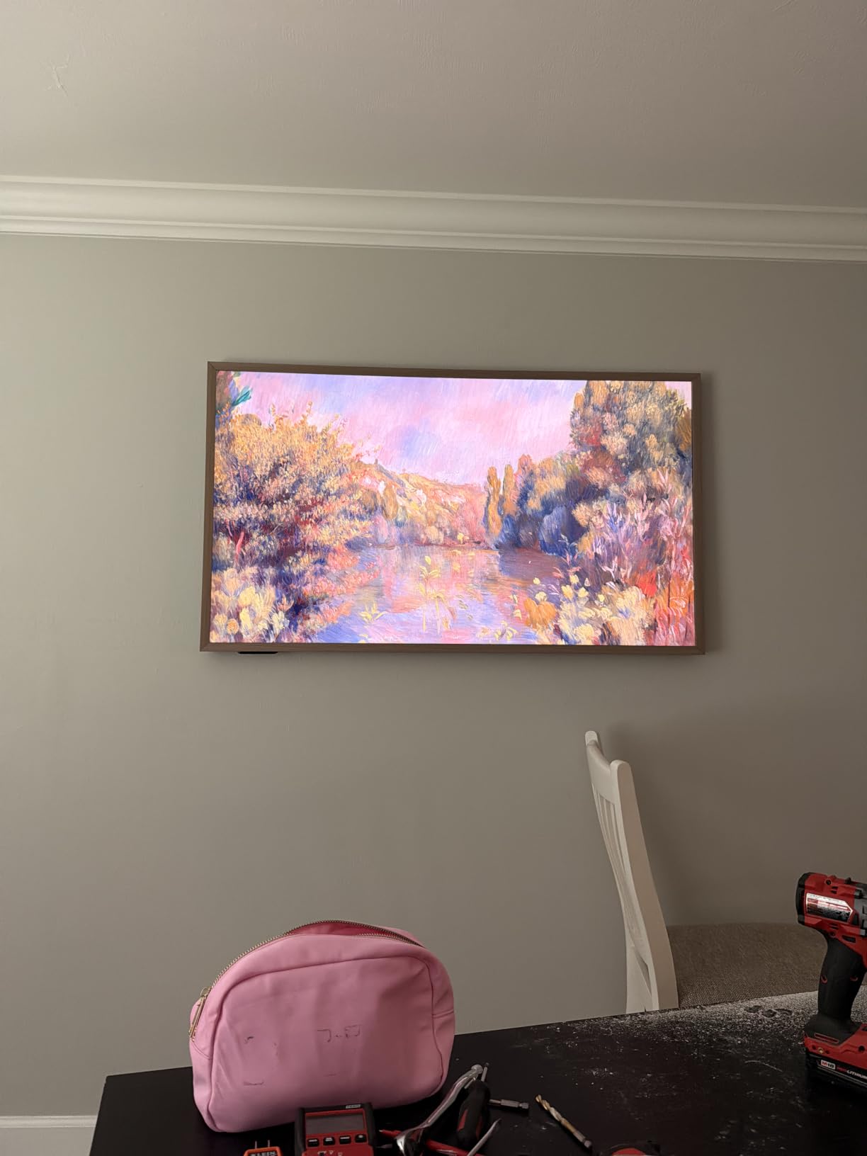 Hisense 55“ Hi-QLED S7 CanvasTV Series 4K UHD Google Smart Art TV (55S7SG, 2026 New) - 144Hz, Art Mode, Anti-Glare Panel, Dolby Vision HDR, Hi-Matte Display, Frame & UltraSlim Wall Mount Included customer photo 2