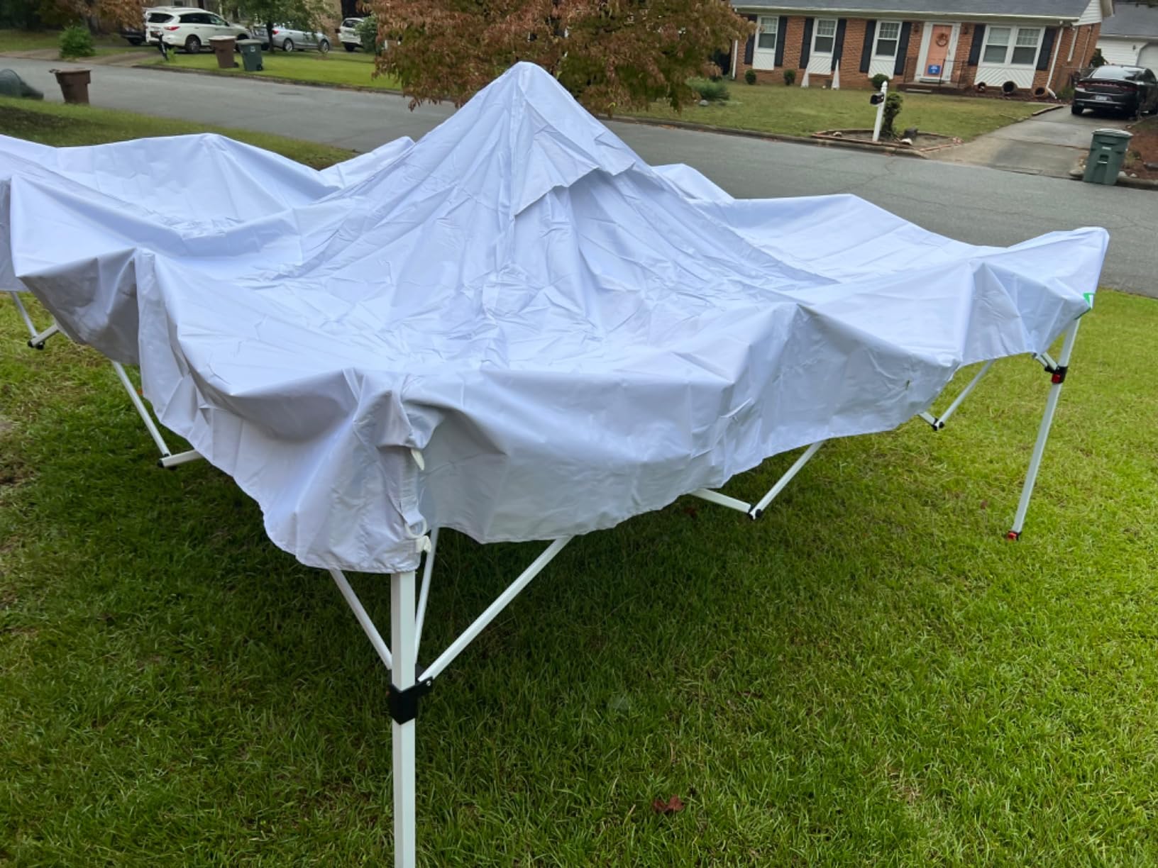 Acepic 10x20 Pop Up Canopy Tent with 6 Removable Sidewalls, White, 10x20 customer photo 2