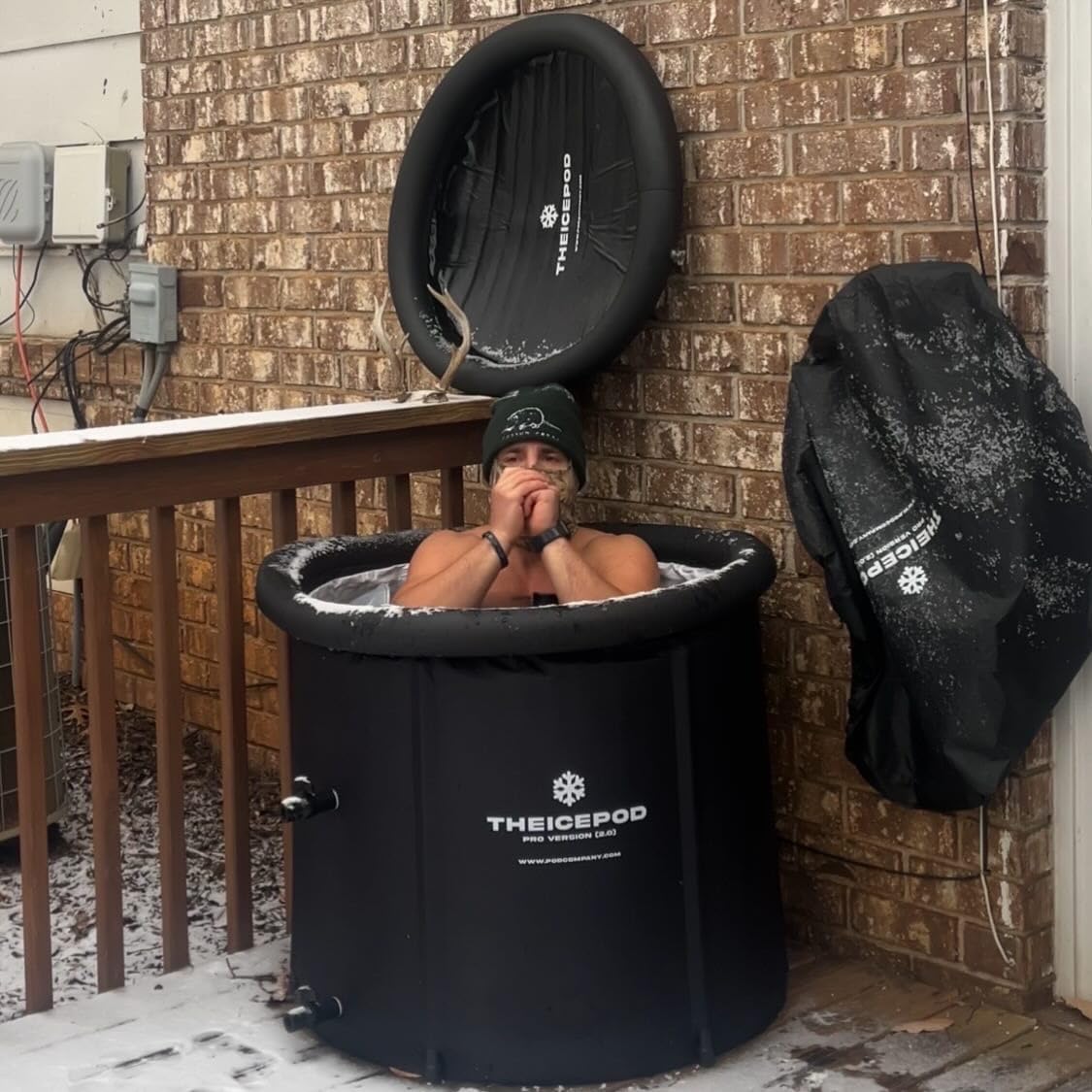 The Pod Chiller 2.0 for Cold Plunge Tubs, WiFi App Control, Cools to 37°F, 145 GPH Water Filtration & Circulation System, Energy Efficient Cold Therapy Chiller for Ice Baths & Recovery customer photo 1