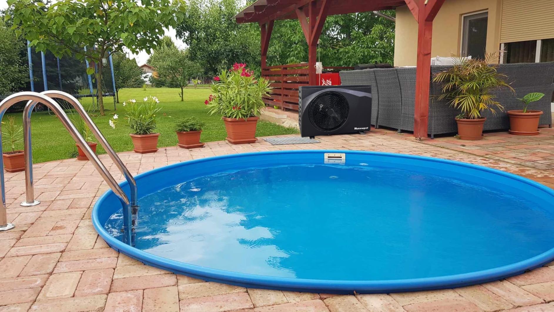 Inverter Pool Heat Pump, Up to 16000 Gallons, Above/Inground Pools customer photo 1