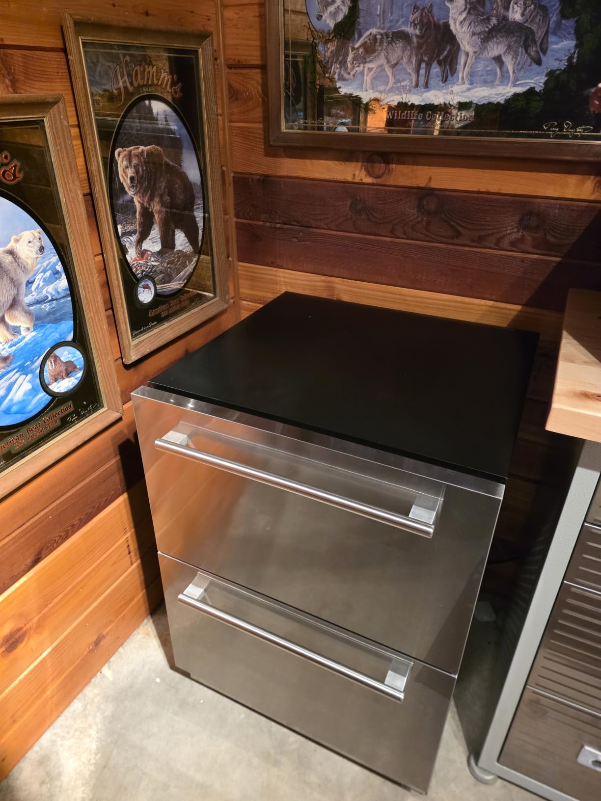 Antarctic Star Outdoor Beverage Refrigerator 24 Inch Wide,Stainless Steel Mini Fridge 180 Can for Undercounter Built-in or Freestanding, Wine Cooler for Home and Patio,Fast Cooling, Low Noise, 32-50°F customer photo 2