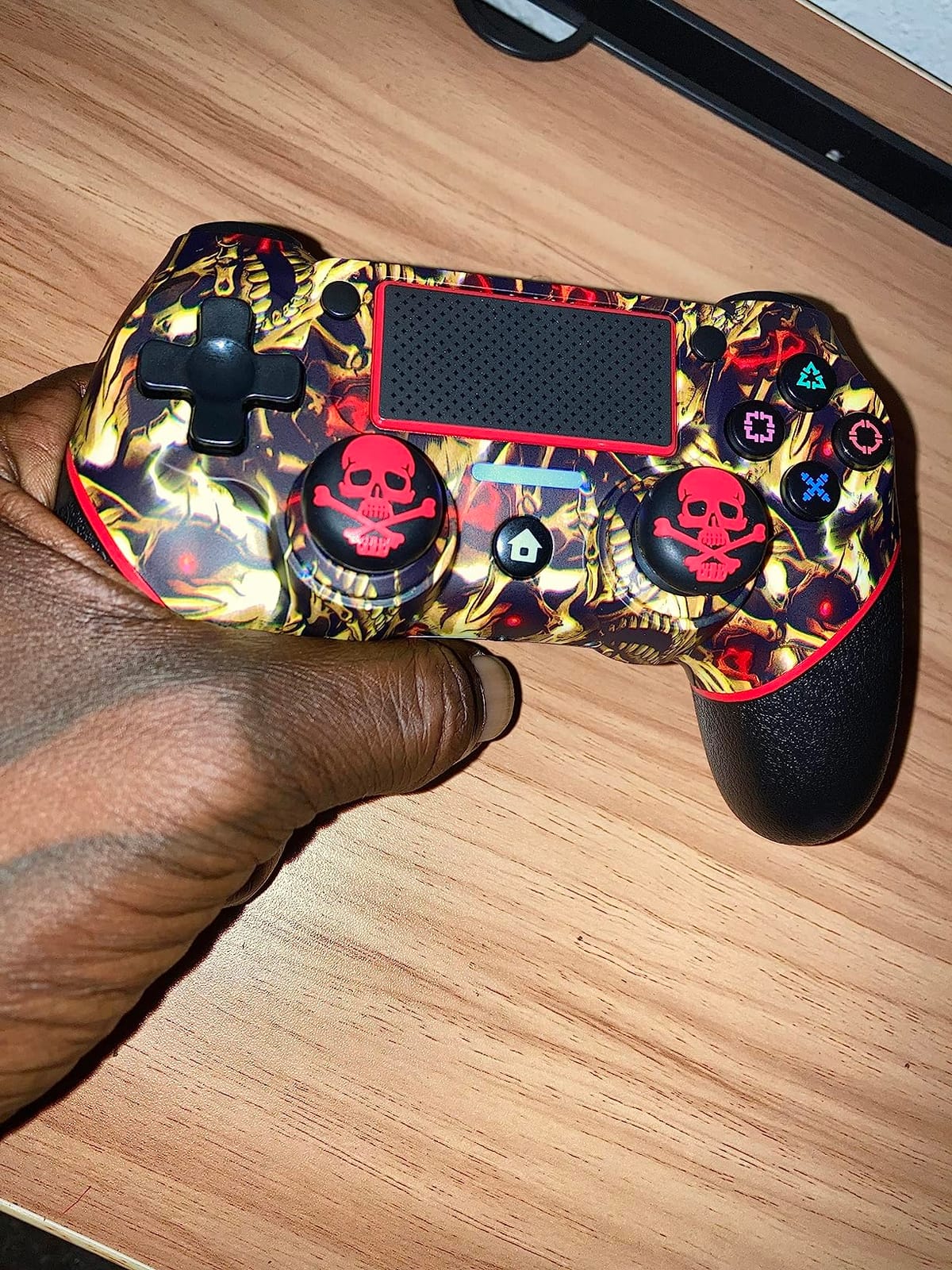 AceGamer Wireless Controller for PS5/Pro/Slim/PC, Hall Effect Joysticks, Macro/Turbo Function, Bluetooth Controller with 6-Axis Gyro/Dual Vibration/Touchpad/Ergonomic/Speaker/3.5mm Audio Jack! customer photo 2