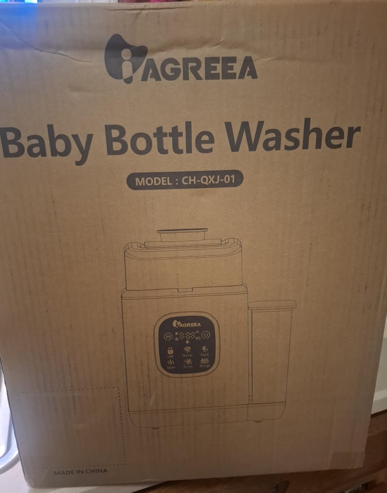 IAGREEA Baby Bottle Washer, 4-in-1 Cleaning Machine Fit 8 Bottles customer photo 2