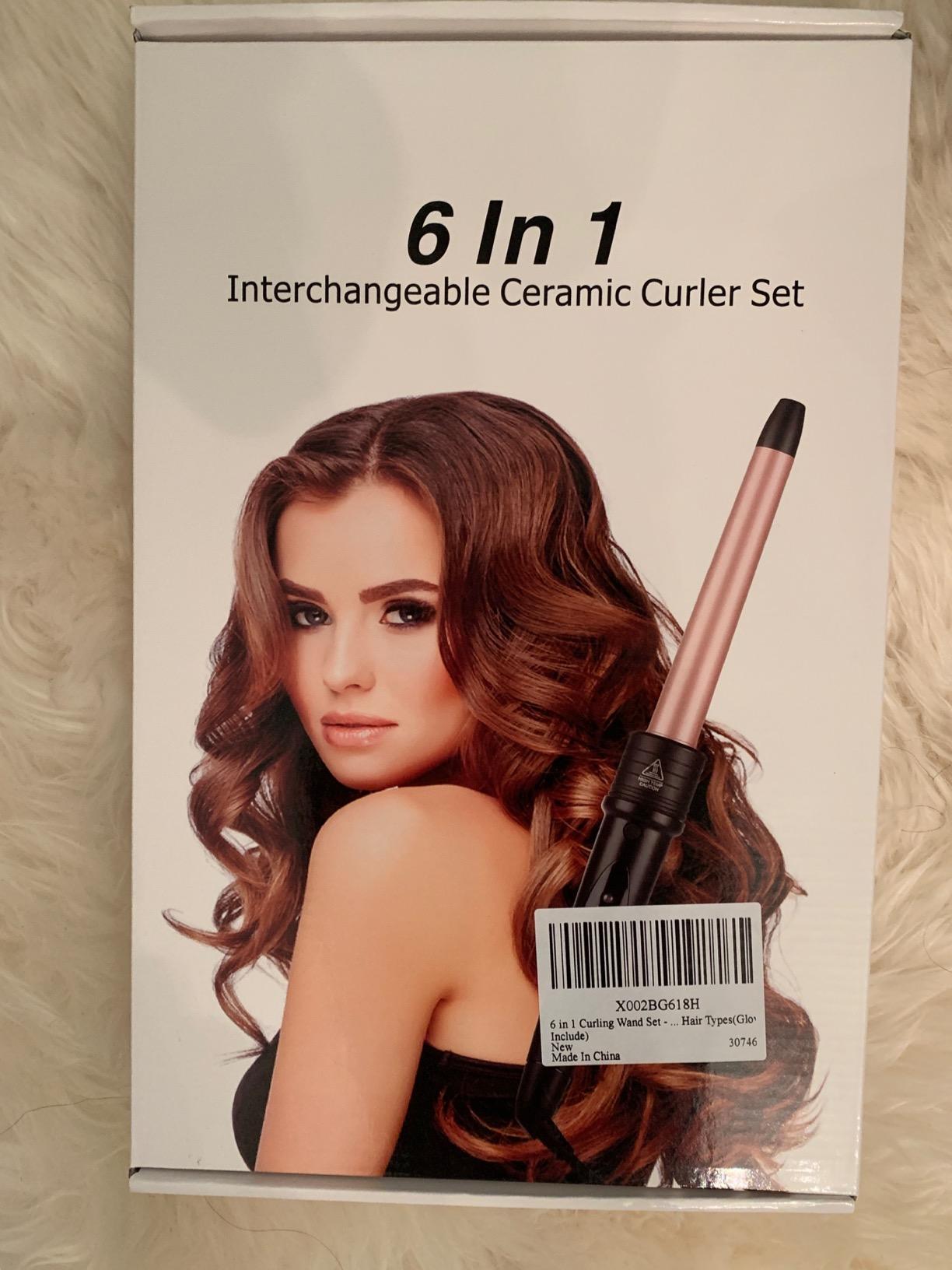 Automatic Curling Iron, Auto Hair Curler with 4 Temperatures, Fast Heating, 2-Way Rotation, Anti-Scald, Anti-Tangle Rotating, Auto Shut-Off Curling Wand for Hair Styling customer photo 2