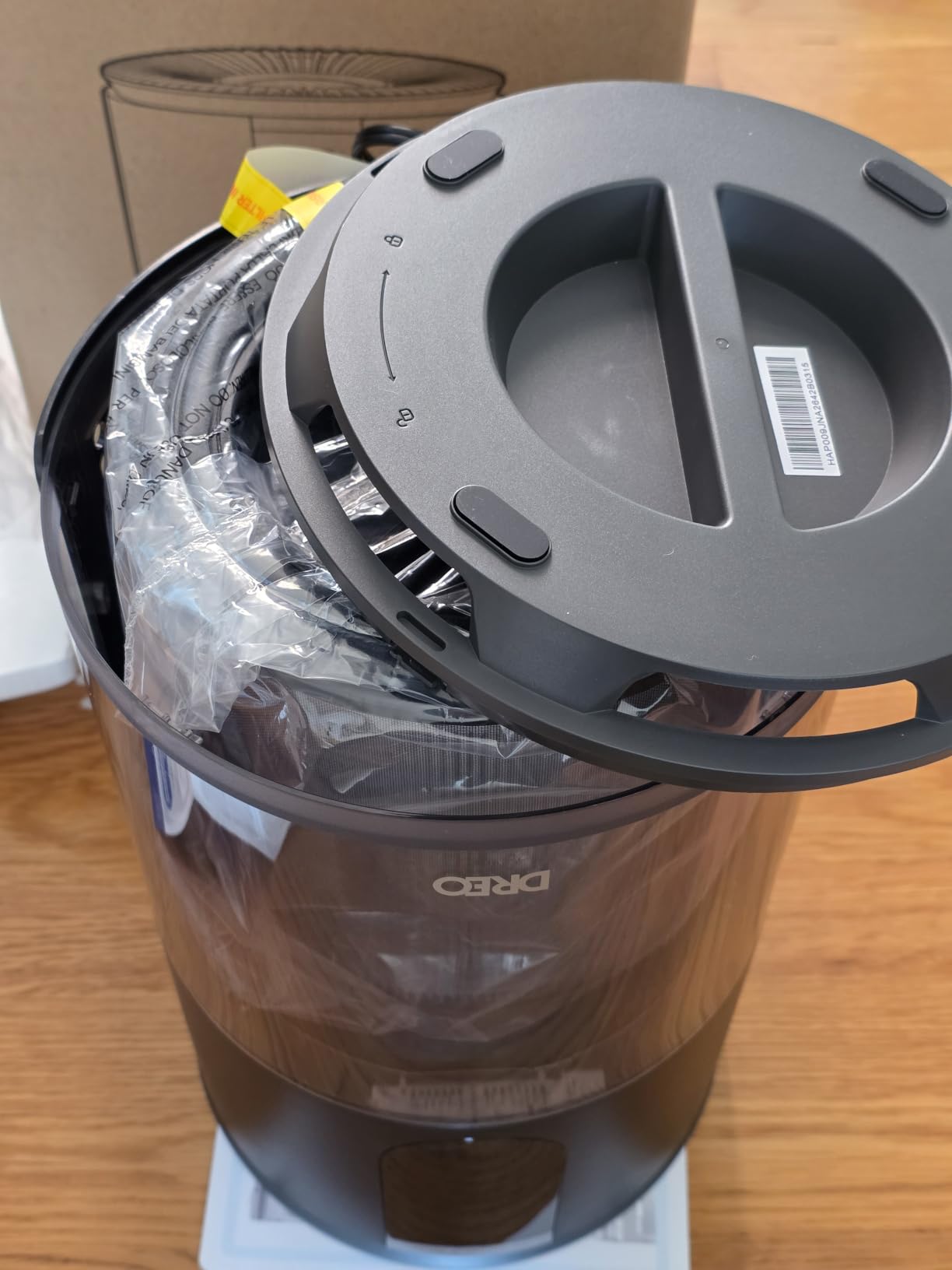 DREO Smart Air Purifier for Home, Up to 1176 ft², HEPA Sleep Mode, Air Cleaner for Large Rooms & Bedrooms, Wi-Fi/Voice/Alexa, Pets, Smoke, Dust, Pollen & Odors, PM2.5 Monitor, DR-HAP009S (Dreo 539S) customer photo 2