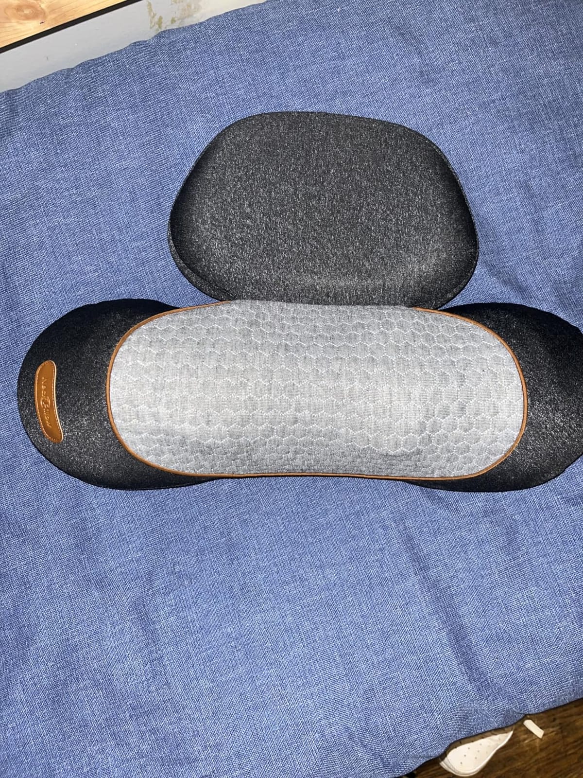 3 in-1 Cordless Neck Massager Pillow with Heat, Vibration & Traction customer photo 1