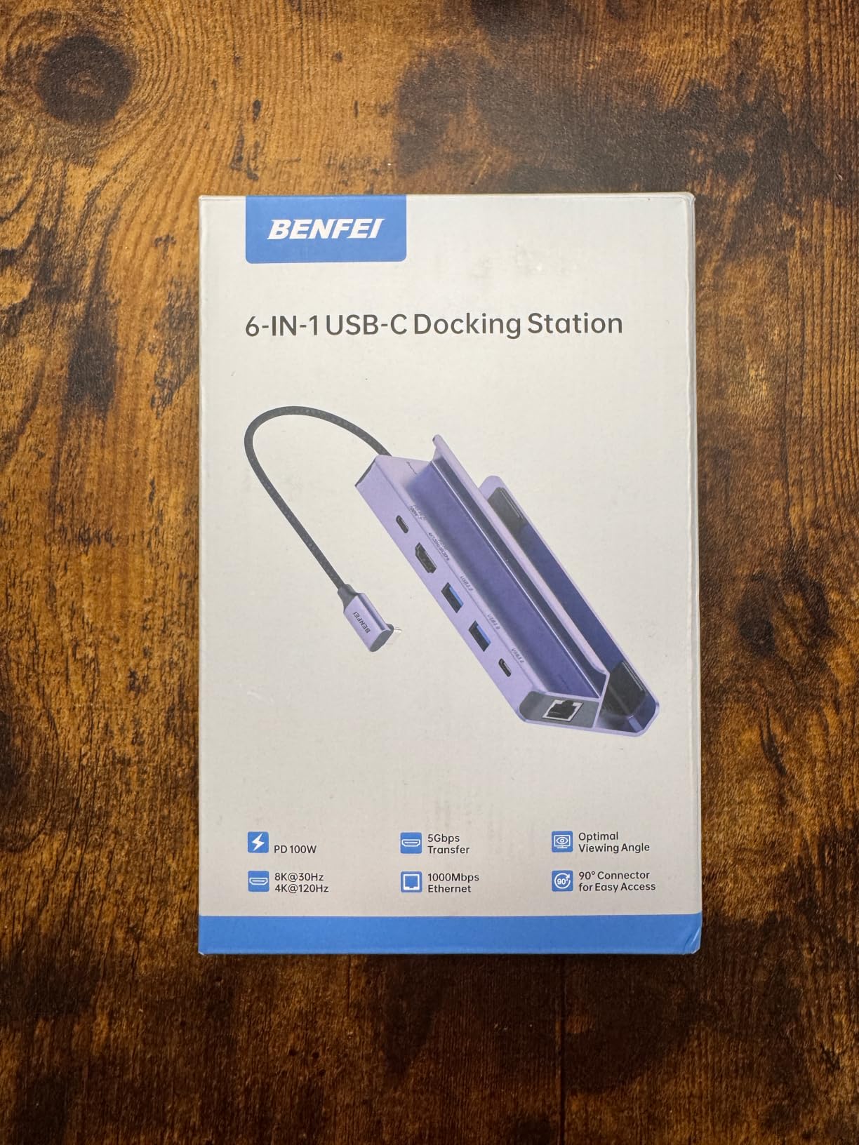 BENFEI 4K@144Hz Steam Deck Dock, Docking Station for Steam Deck (OLED)/ROG Ally, 6-in-1 USB C Hub with HDMI 8K@30Hz, 1Gbps Ethernet, 1xUSB-C 2X USB 3.0 Port, PD 100W Charging customer photo 1