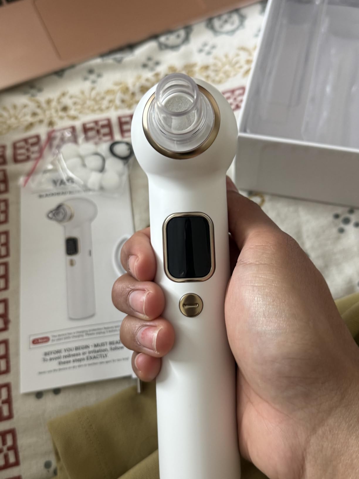 Heated Blackhead Remover Pore Vacuum with 5 Probes & 3 Suction Modes customer photo 1