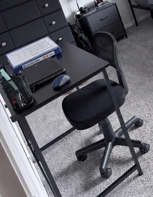 DUMOS 32 Inch Small Computer Desk, Gaming Desks for Home Office Bedroom customer photo 2