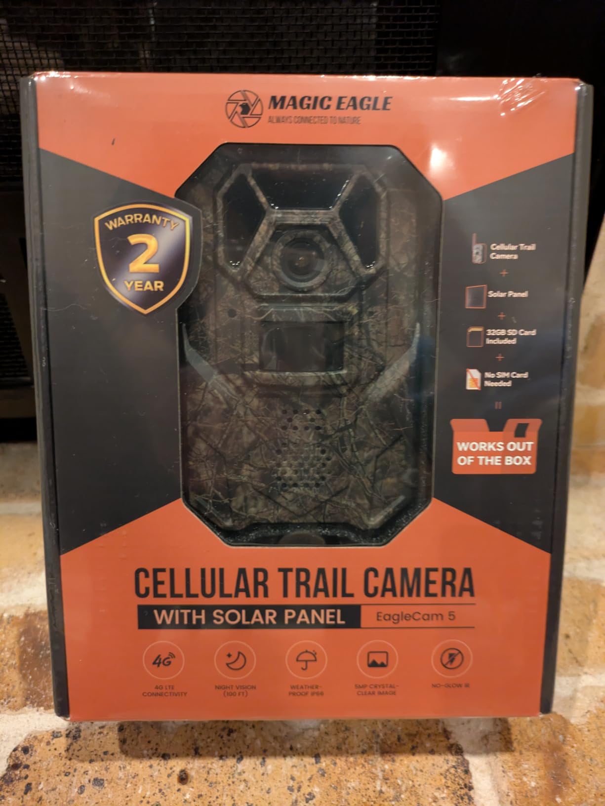 MagicEagle® Cellular Trail Camera 4G Wild Game Cameras 13,000 mAh Battery Solar Panel 2K Audible Video No-Glow IR Night Vision IP66 Waterproof for Wildlife Deer Monitoring Home Security (Army Green) customer photo 2
