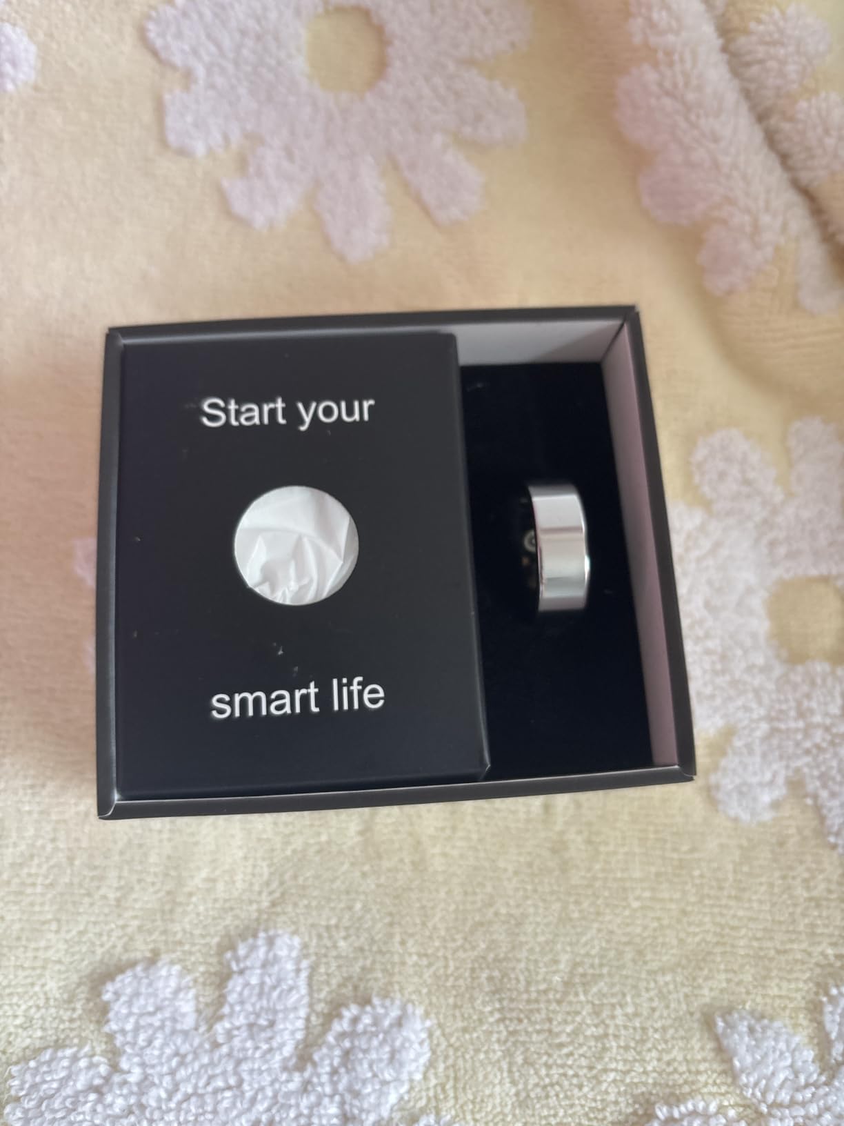 Women Men Smart Ring Health Tracker, Sleep Exercise Health Monitoring Wearable Device, IP68 Waterproof, iOS/Android Compatible, No Subscription Required, 5‑Day Long Lasting Battery (Rose Gold, 8) customer photo 2