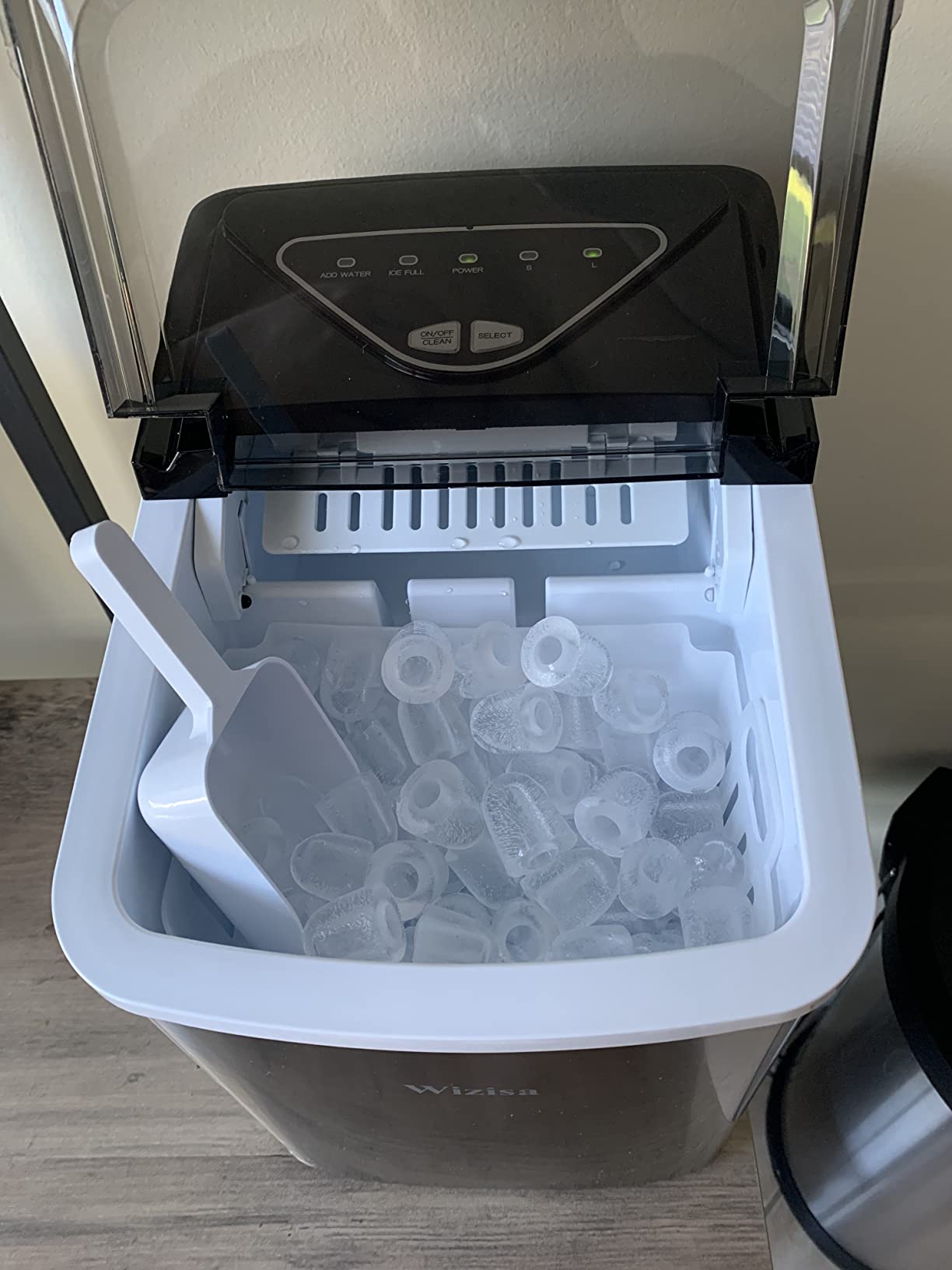 Silonn Countertop Nugget Ice Maker, Self-Dispensing Ice Machine with Auto Drop Ice, Self-Cleaning, 40 lbs/24H Soft Chewable Ice for Home, Kitchen and Parties customer photo 1