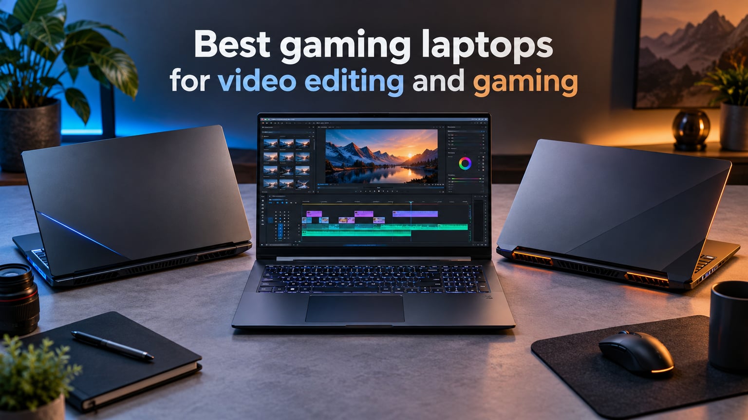 Best gaming laptops for video editing and gaming