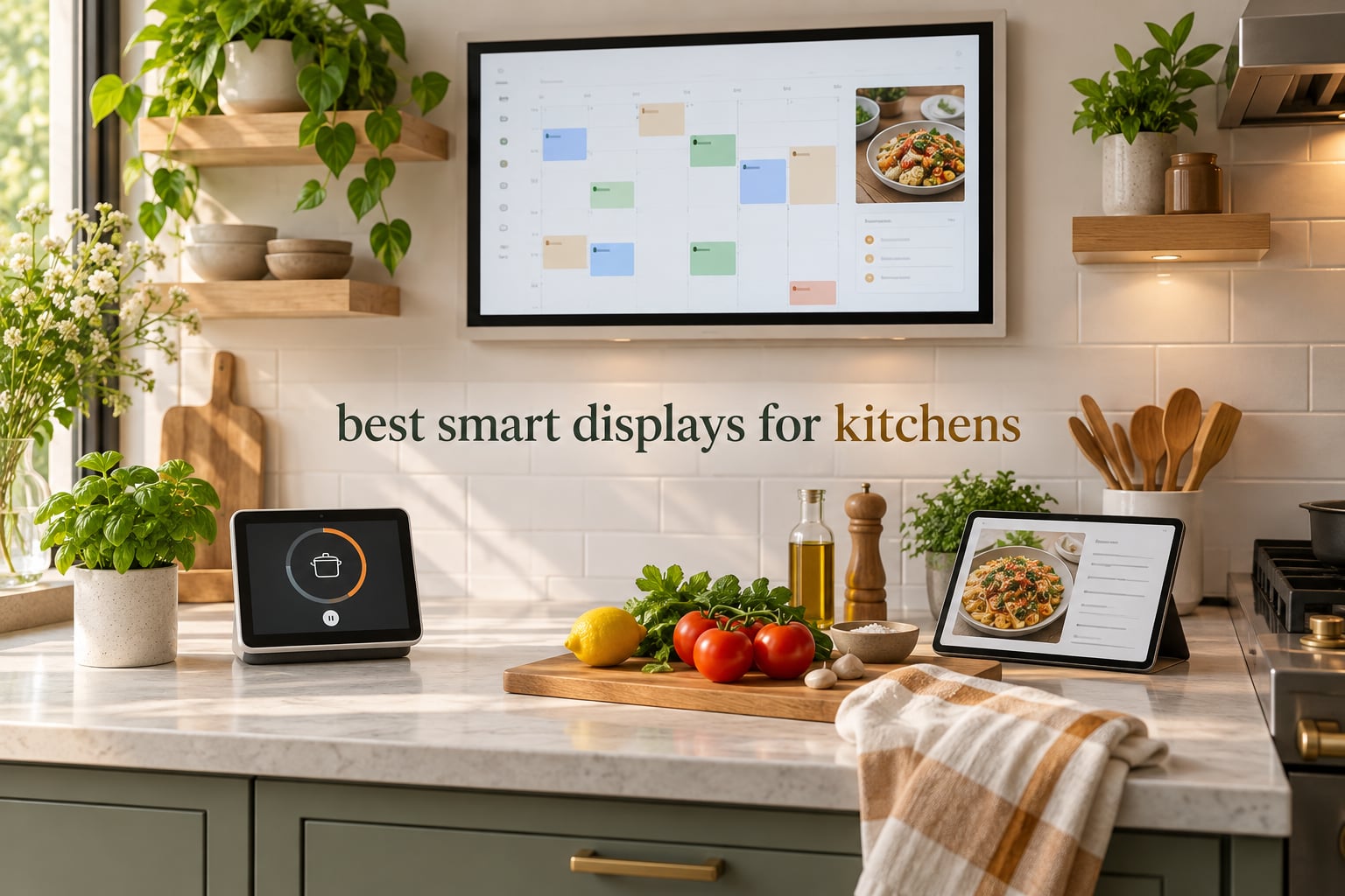 best smart displays for kitchens