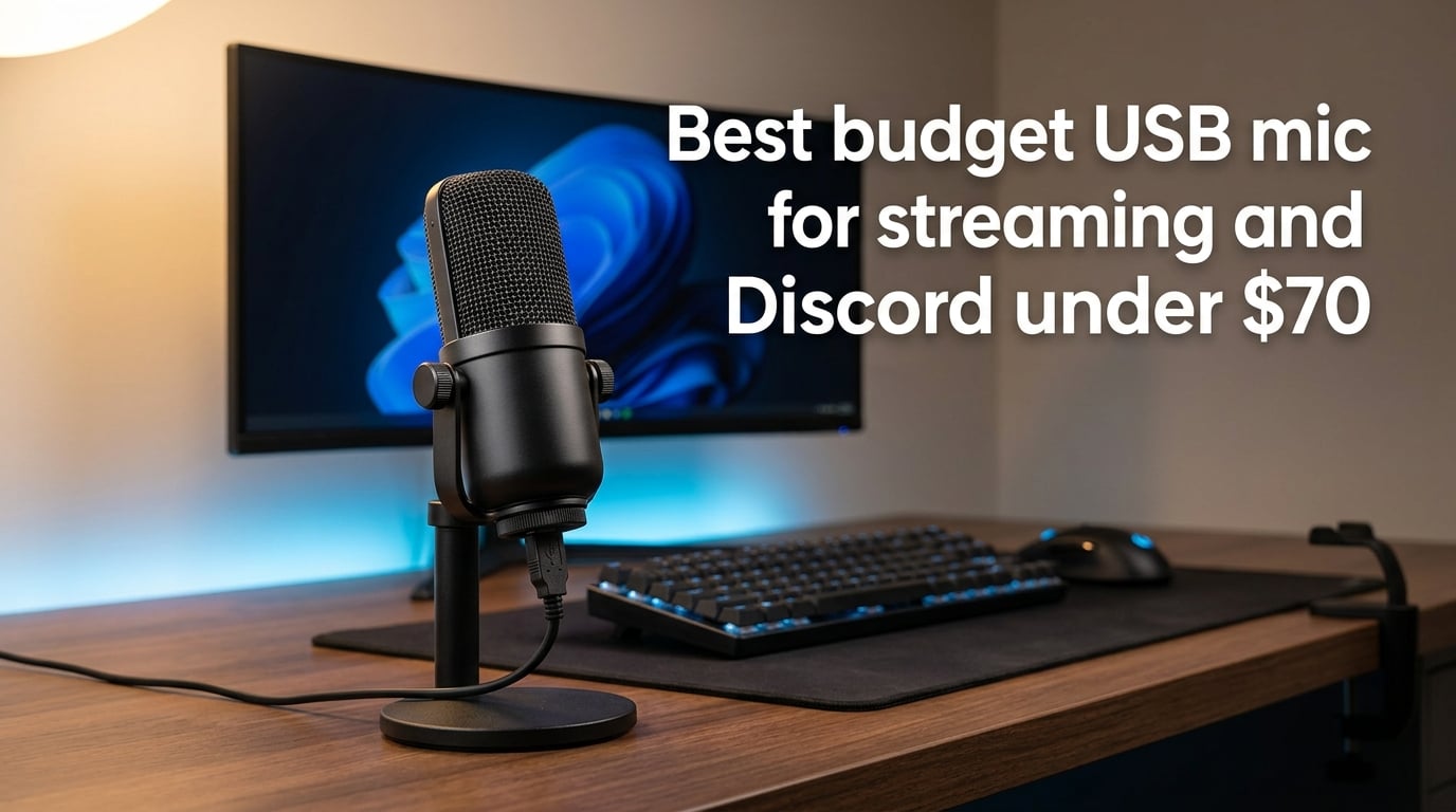 Best budget USB mic for streaming and Discord under $70