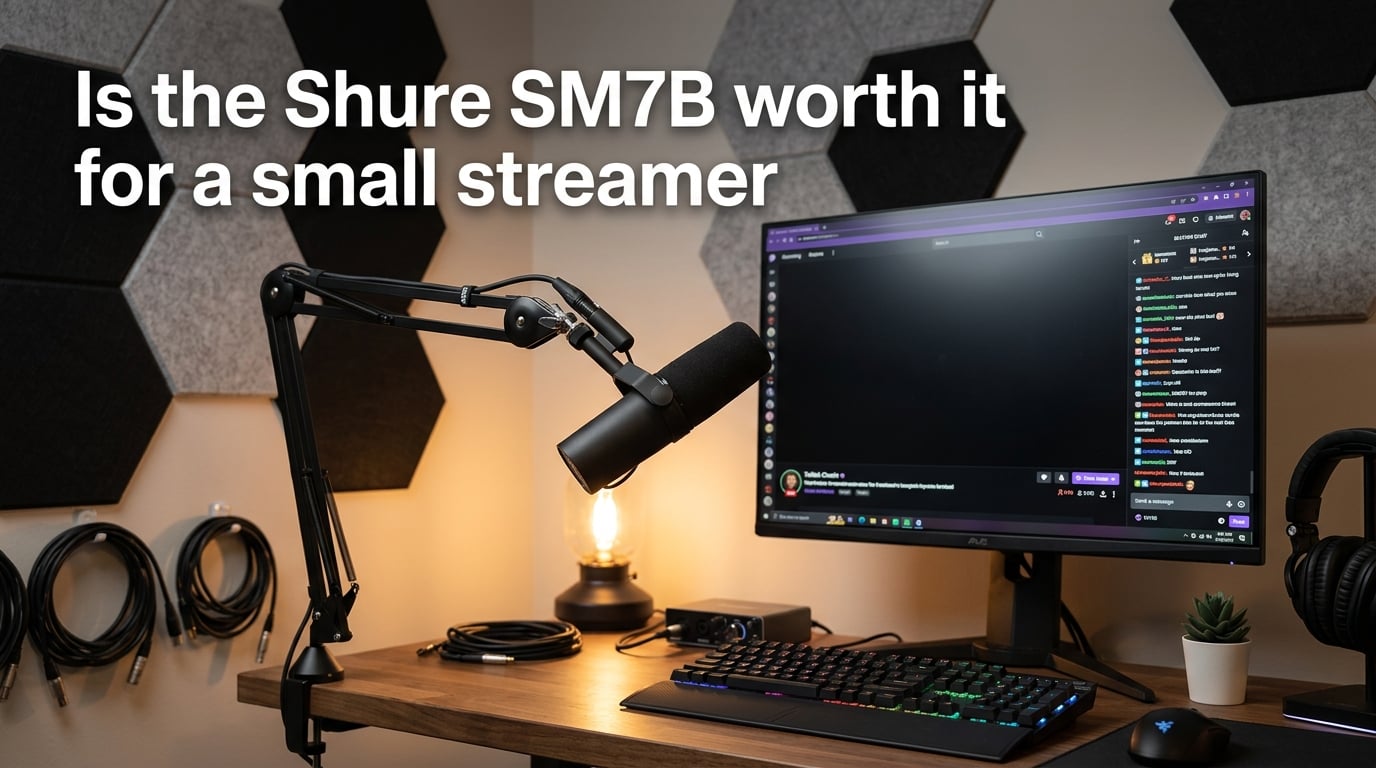 Is the Shure SM7B worth it for a small streamer