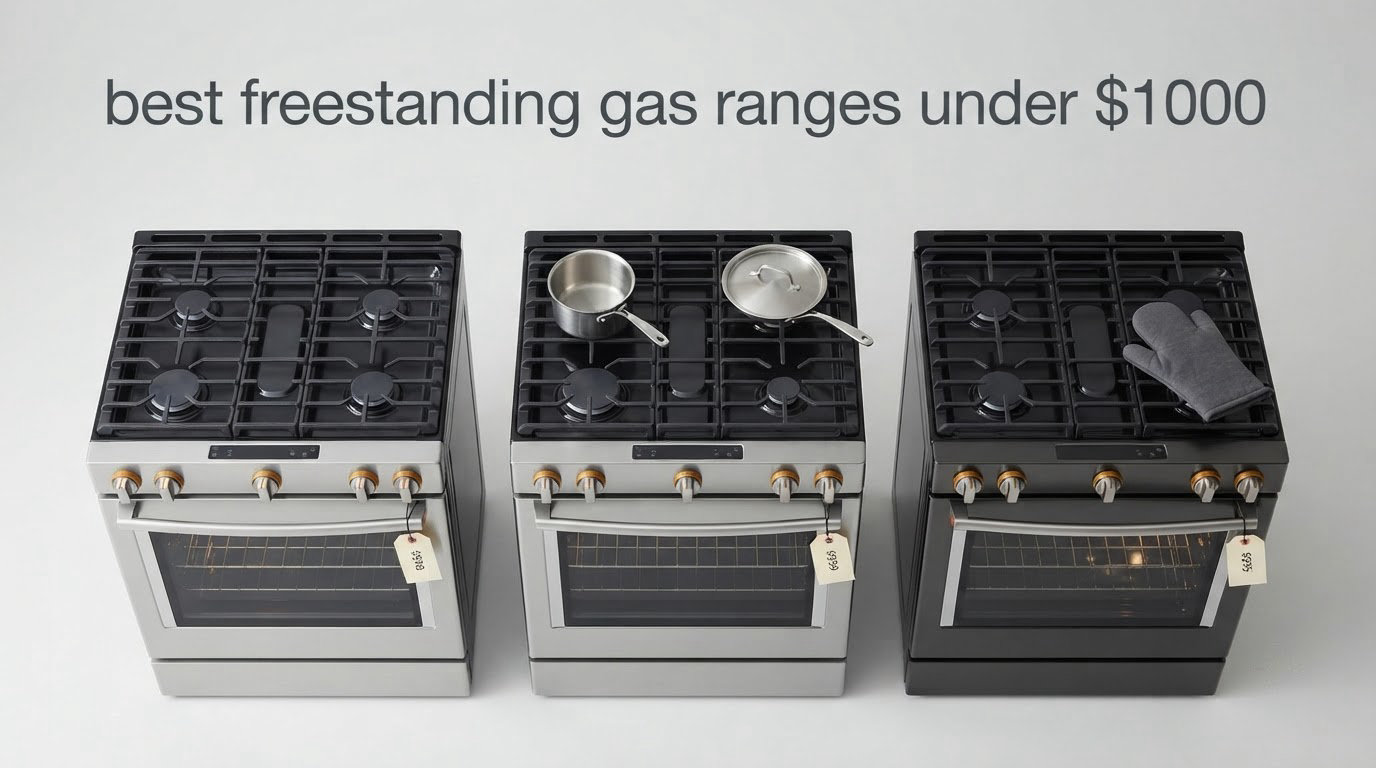best freestanding gas ranges under $1000
