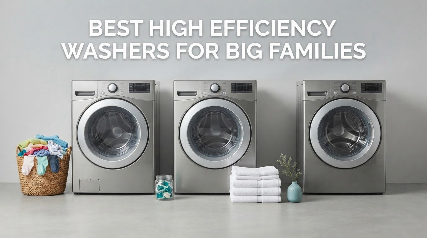 best high efficiency washers for big families